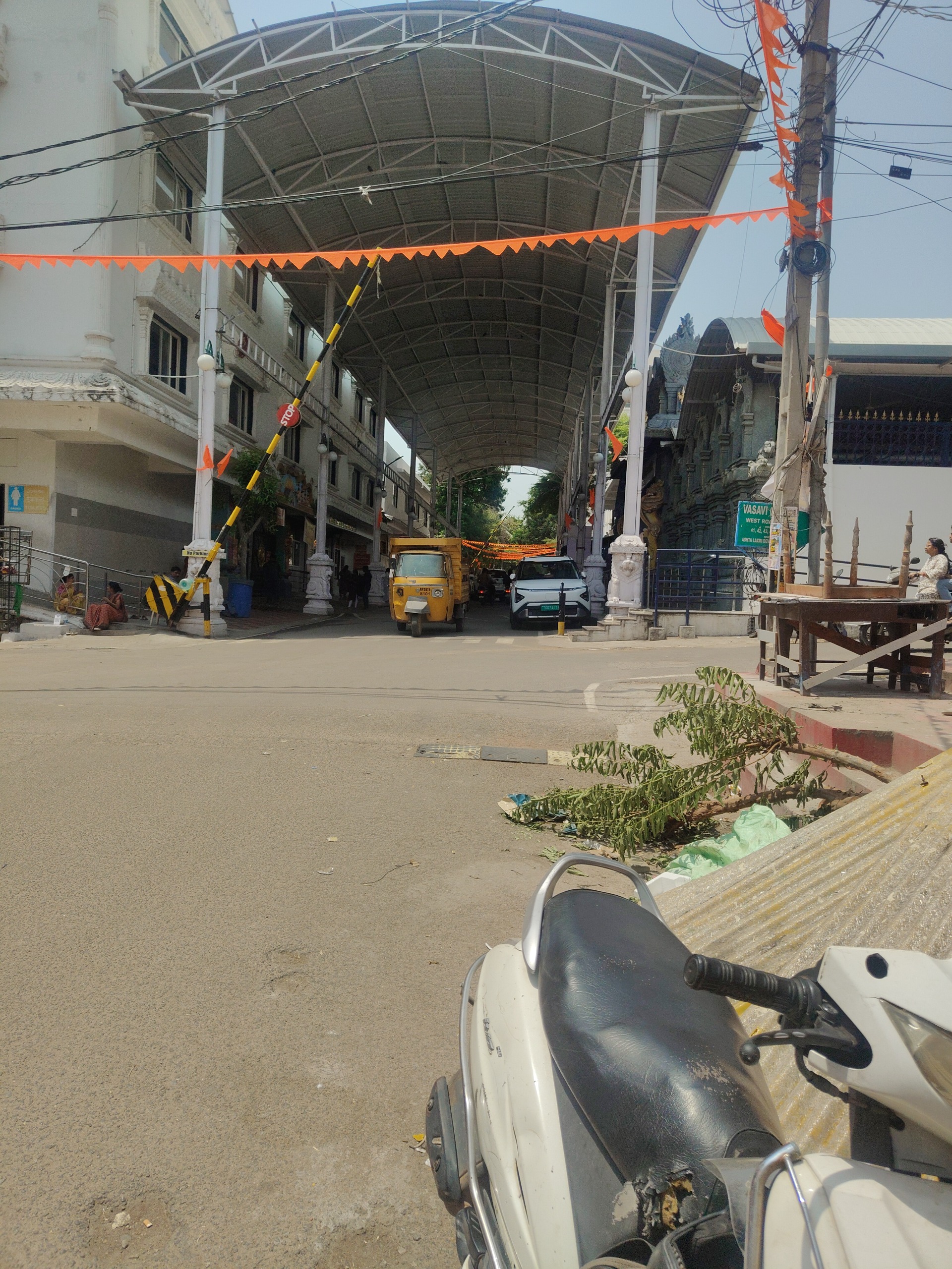 security system service site visit proof in Kothapet Hyderabad by WeSet