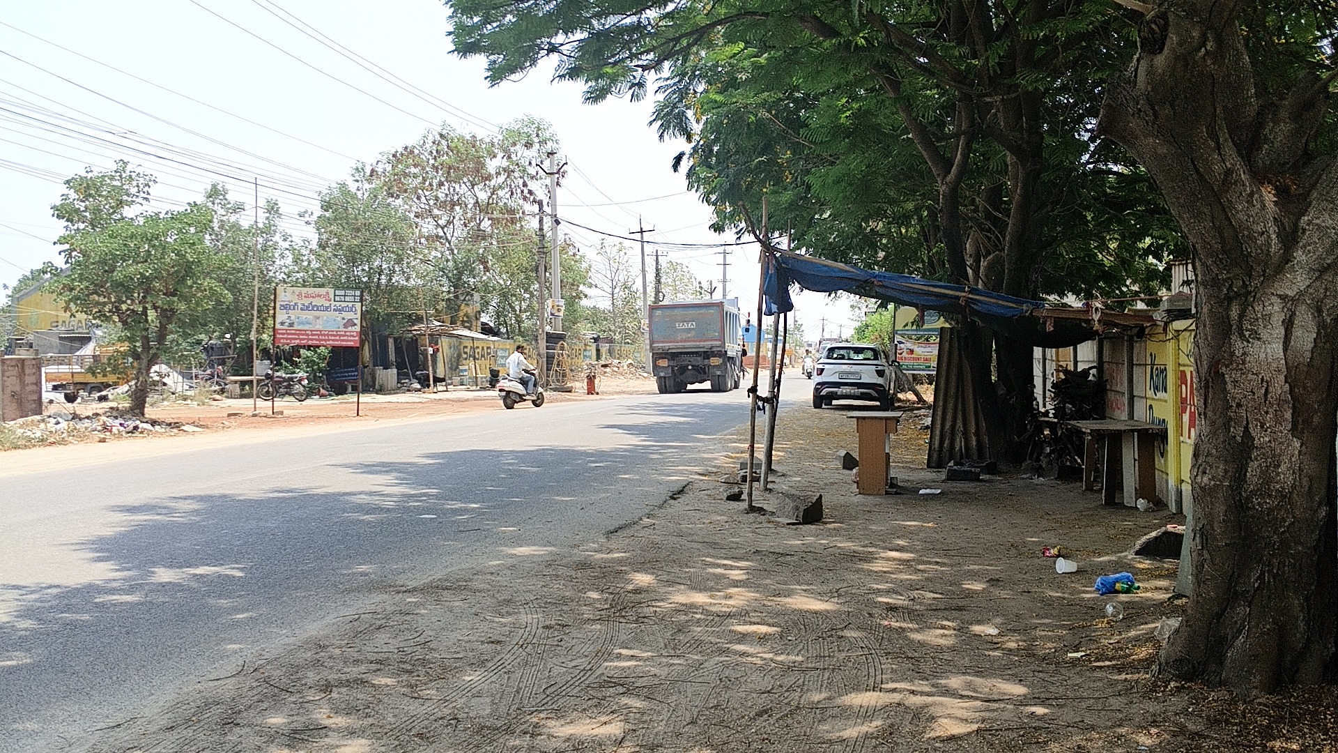 solar CCTV camera site visit proof in Injapur Hyderabad by WeSet