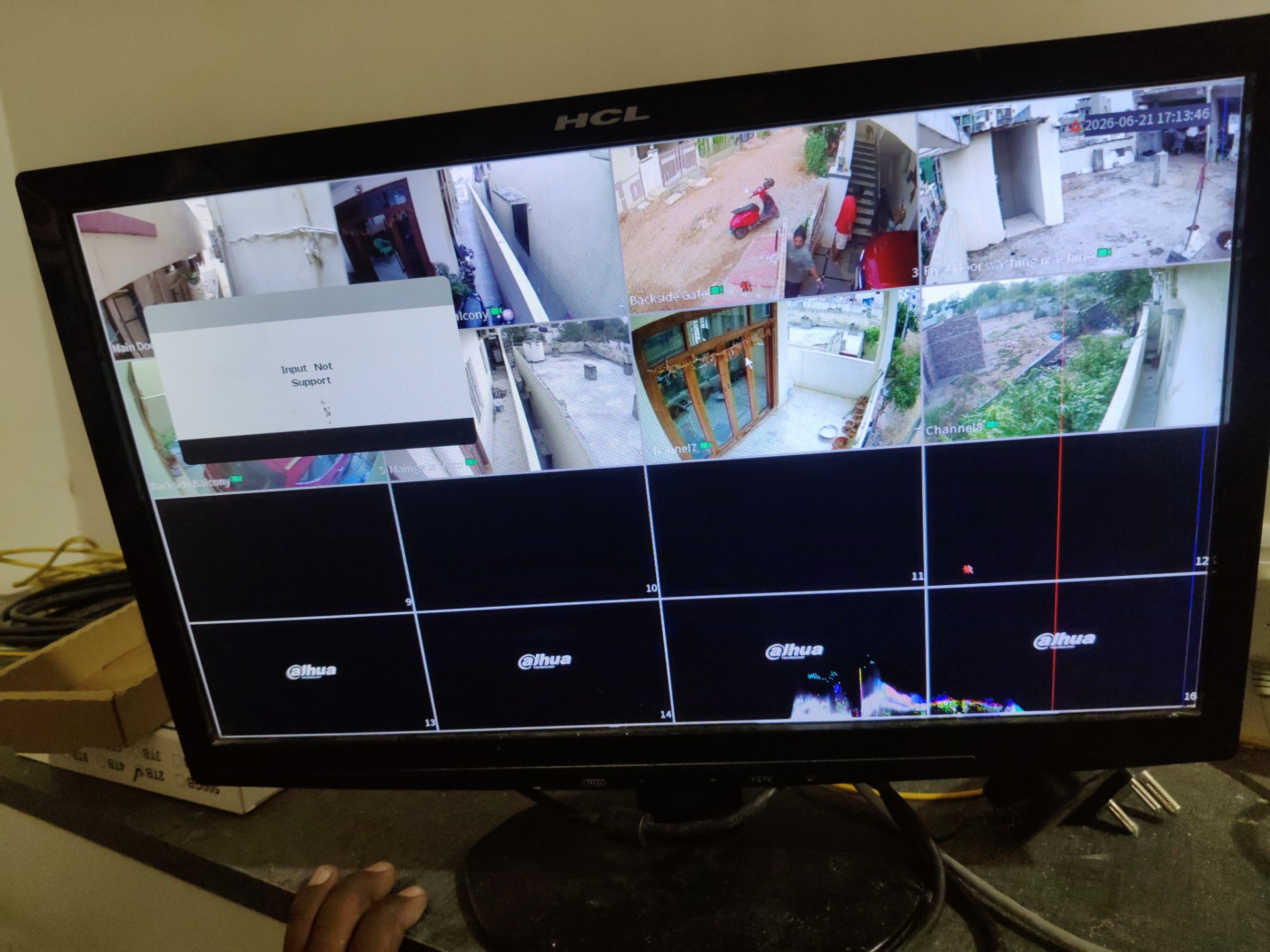CCTV repair proof in Hayath Nagar Hyderabad by WeSet
