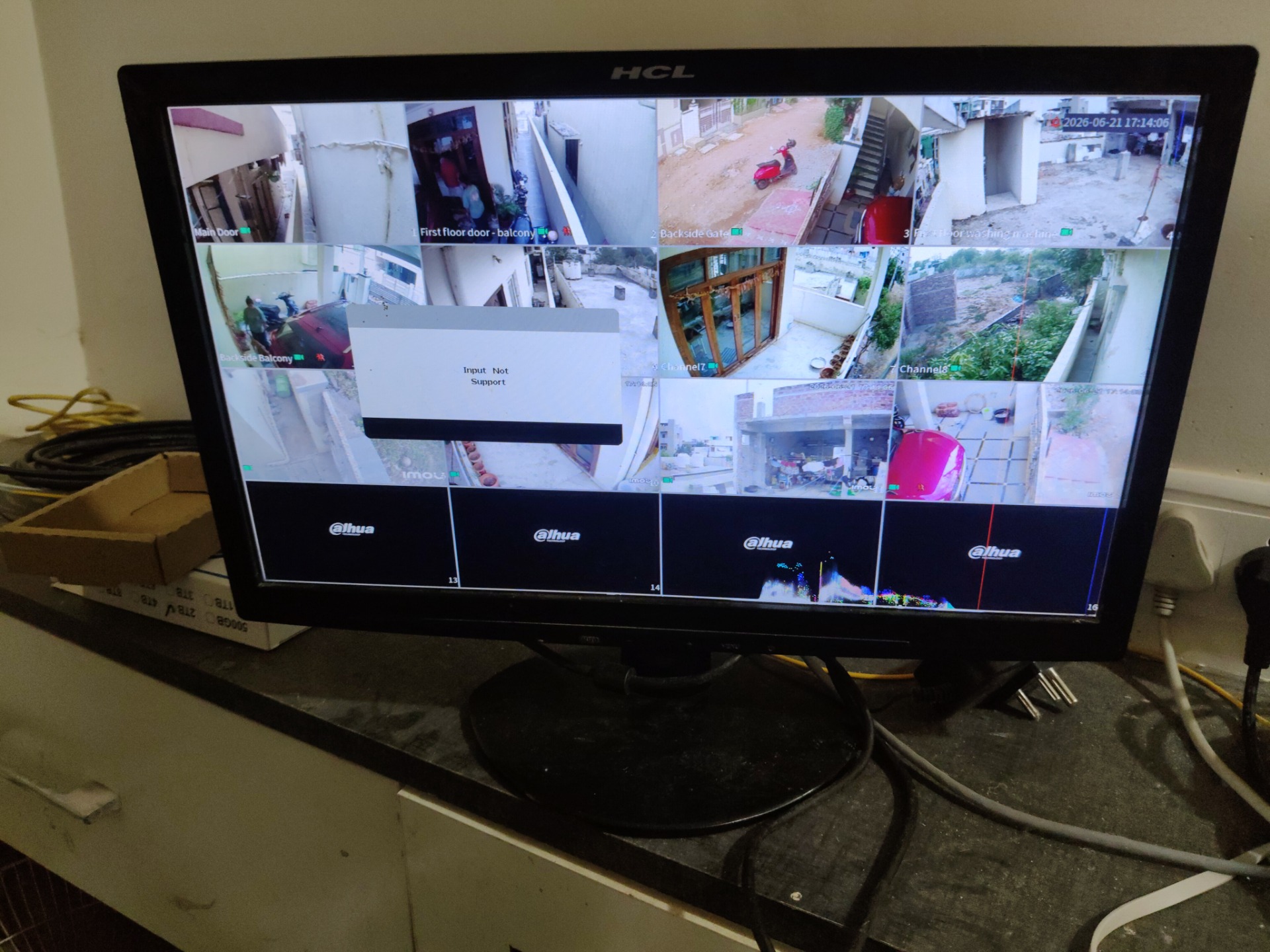 CCTV repair proof in Hayath Nagar Hyderabad by WeSet