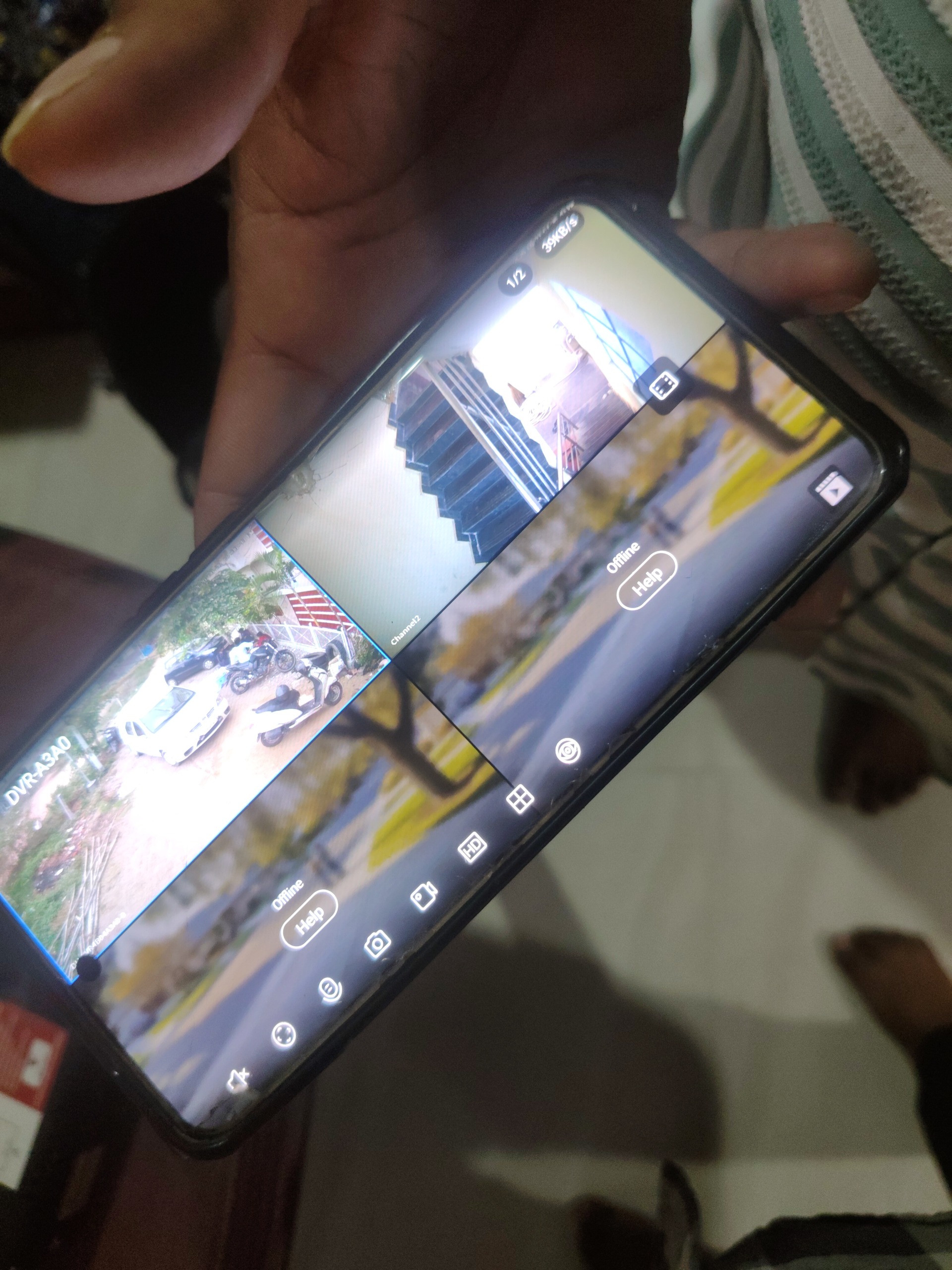 CCTV repair proof in Hayath Nagar Hyderabad by WeSet