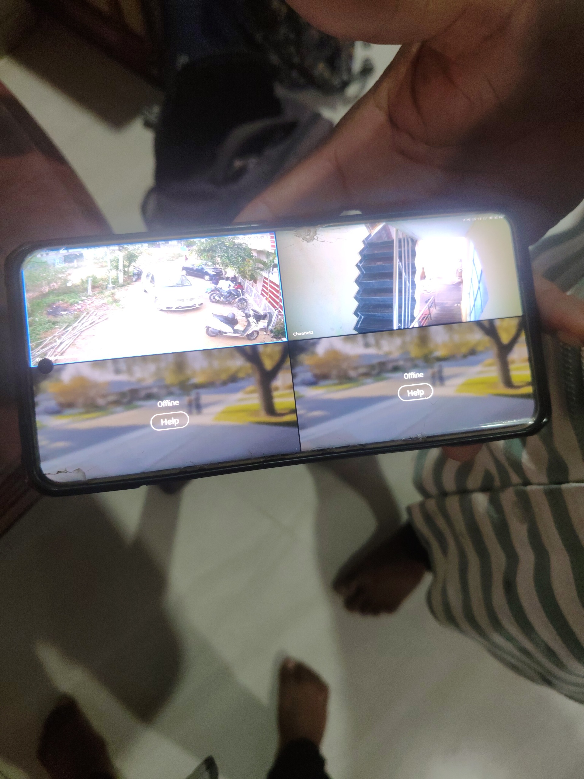 CCTV repair proof in Hayath Nagar Hyderabad by WeSet
