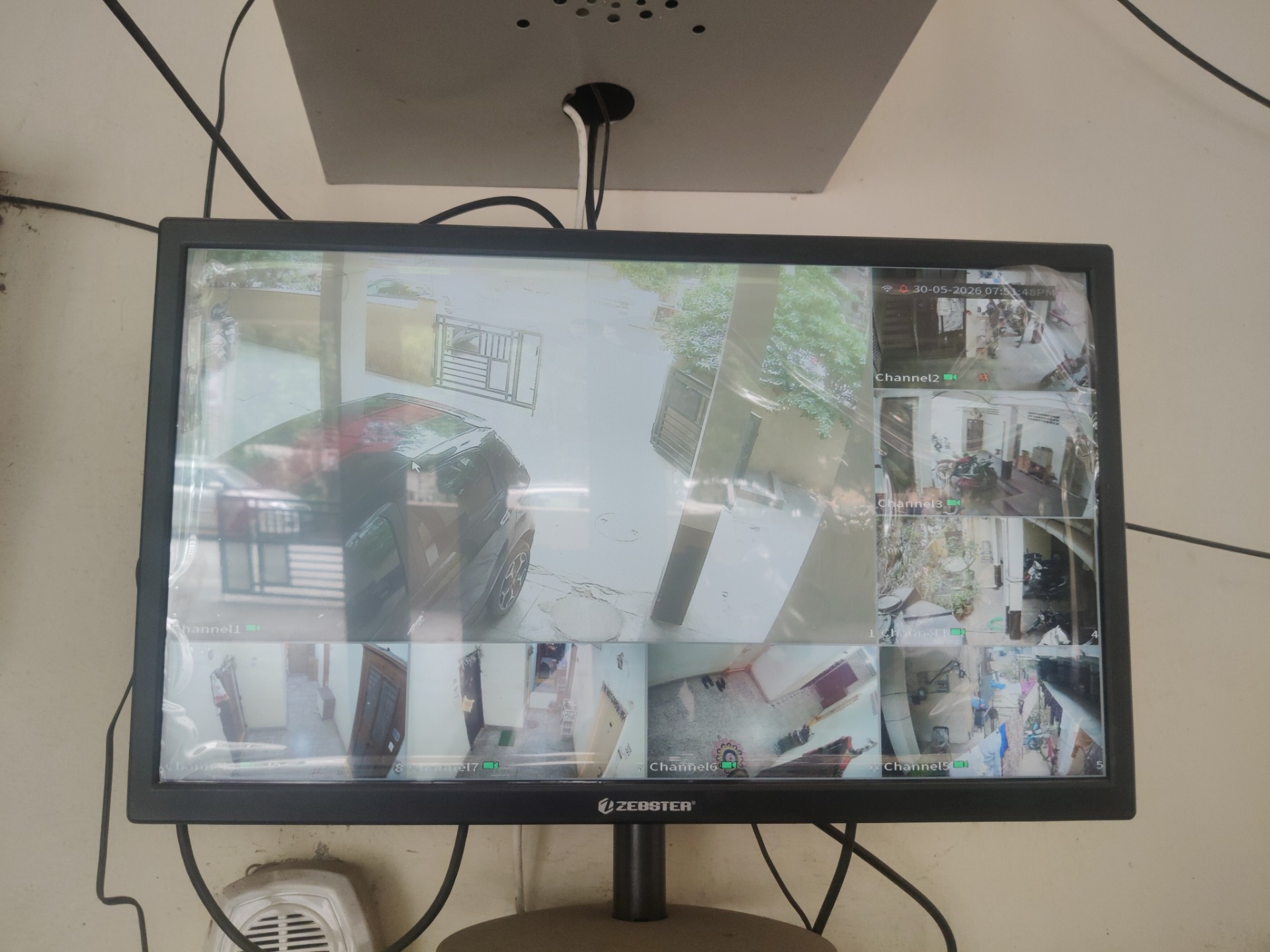 CCTV repair proof in Rajeev Nagar Hyderabad by WeSet