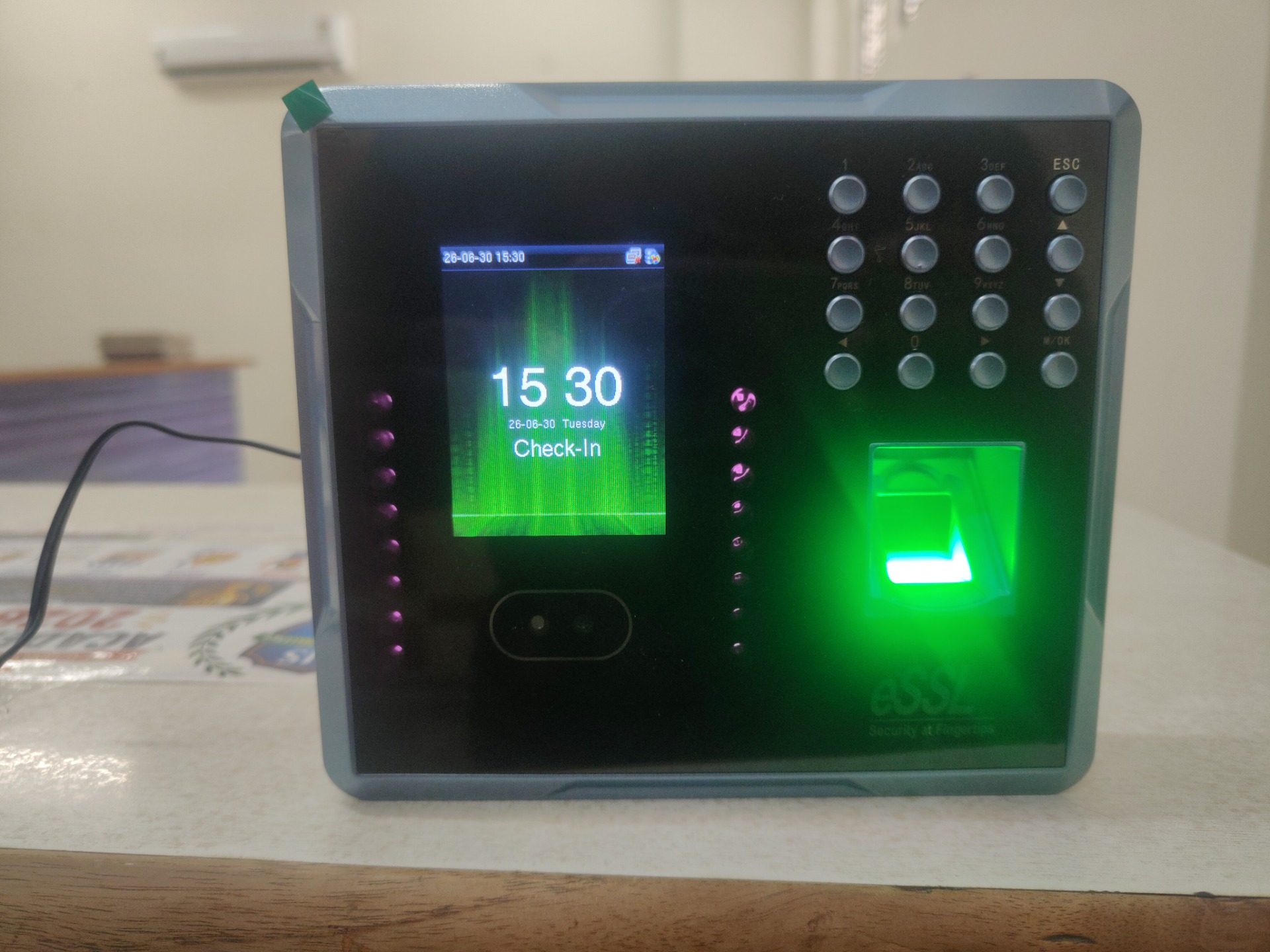 Biometric repair proof in Saidabad Hyderabad by WeSet with eSSL