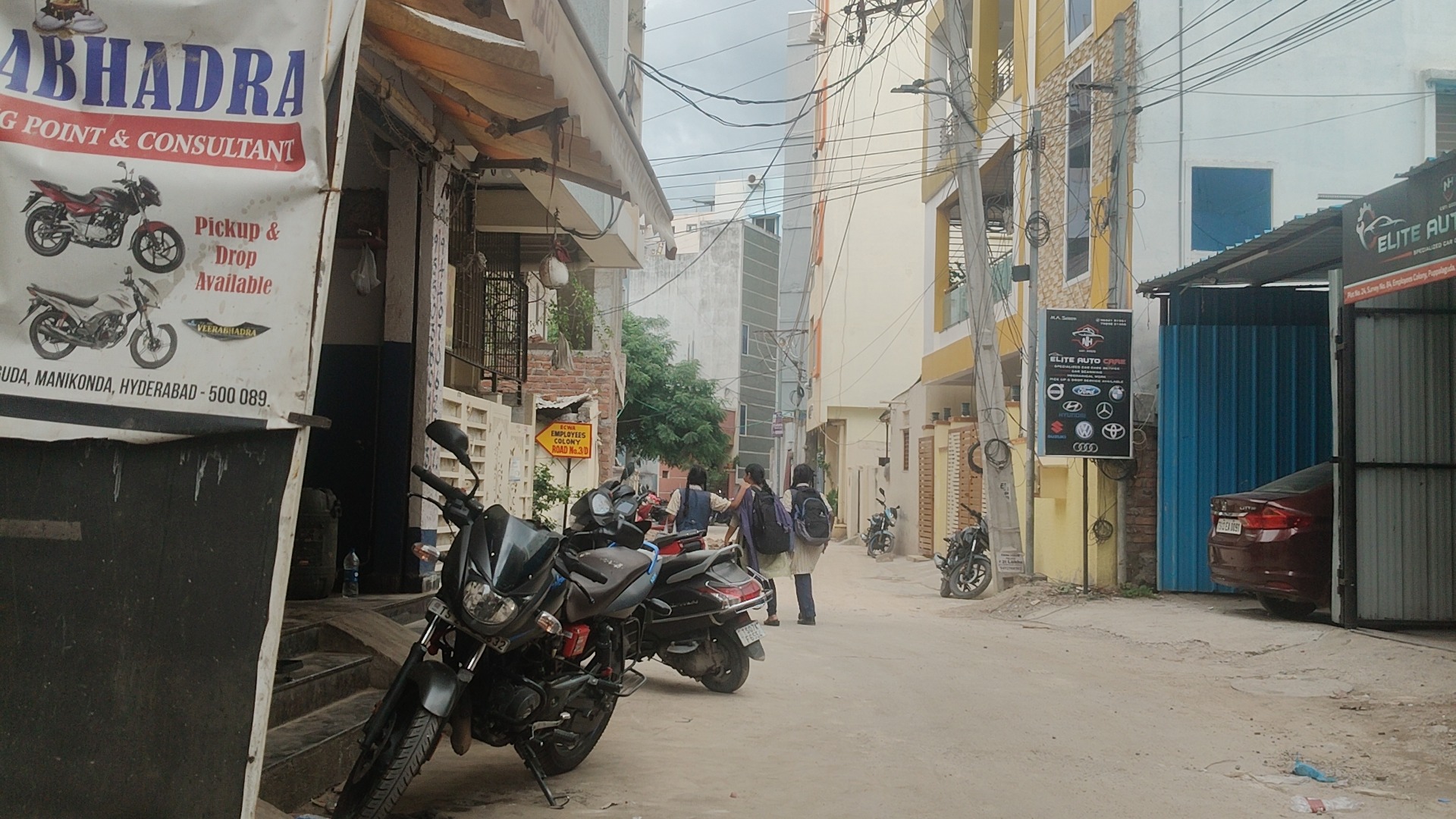CCTV repair proof in Manikonda Hyderabad by WeSet
