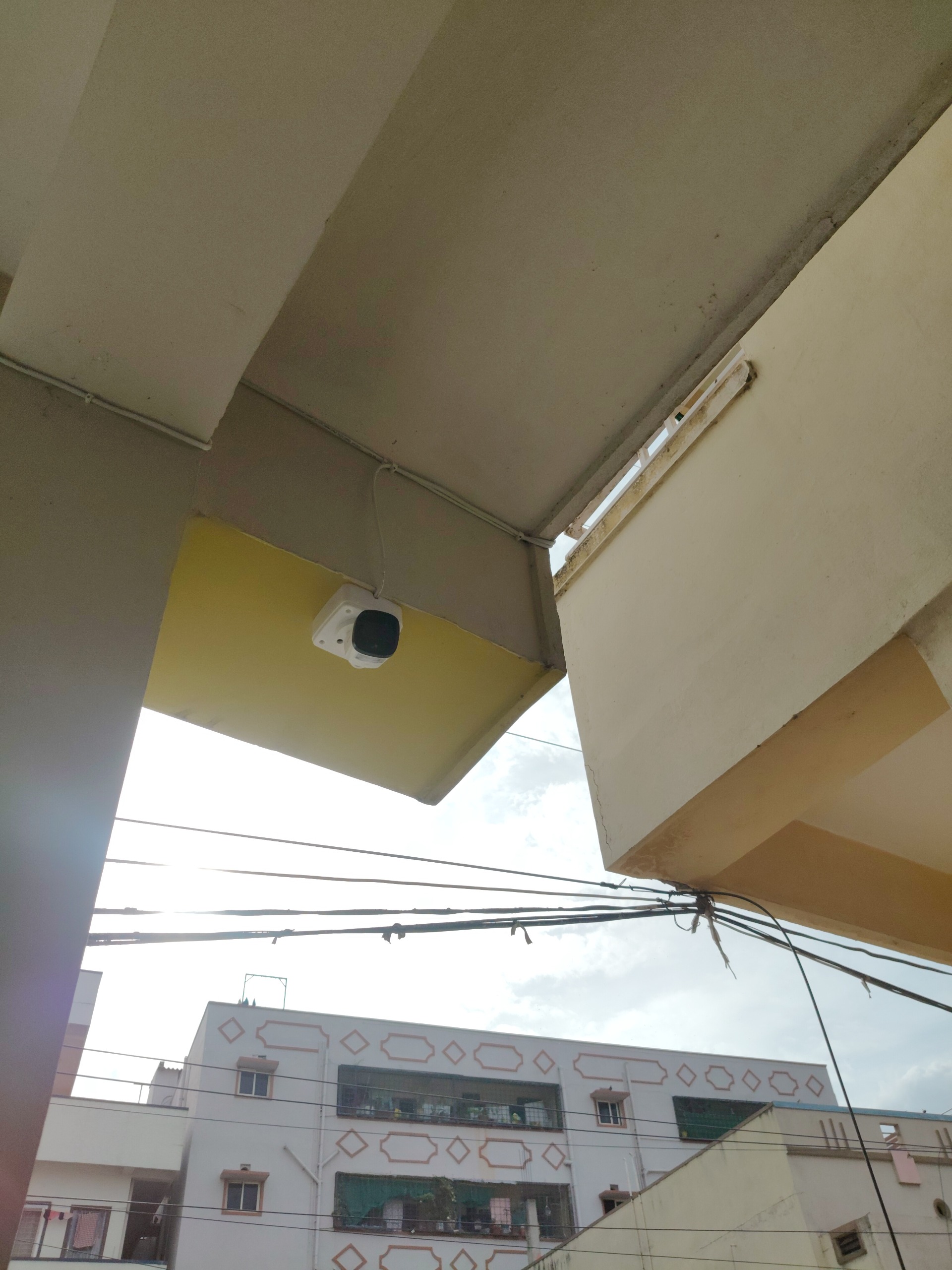 CCTV installation proof in Dhatu Nagar Karmanghat Hyderabad by WeSet with CP Plus