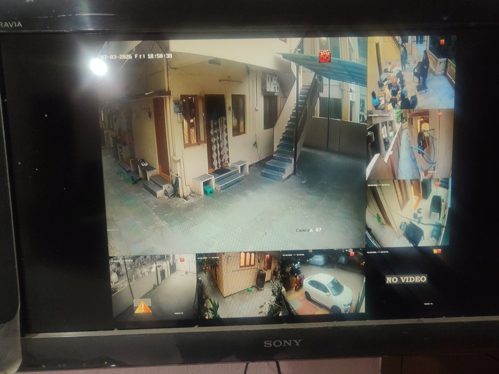 CCTV repair proof in Ramanathapur Hyderabad by WeSet