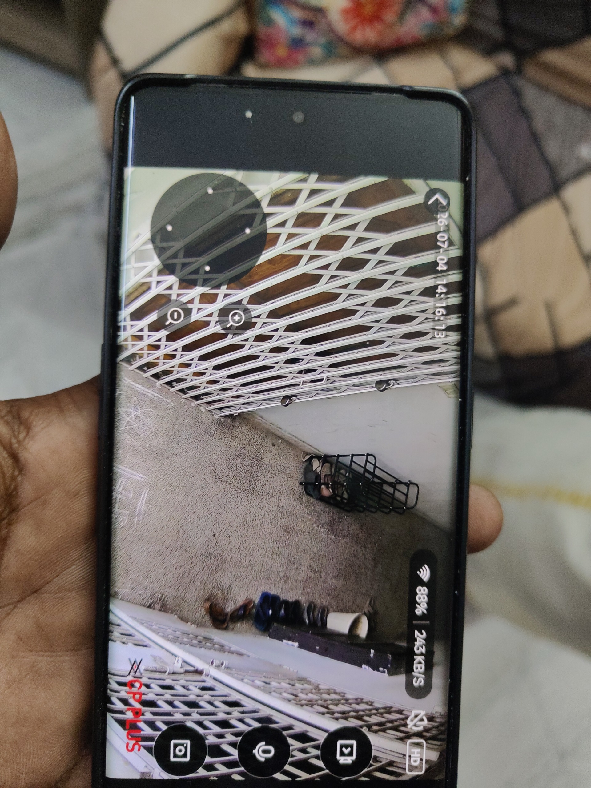 CCTV installation proof in Saidabad Hyderabad by WeSet