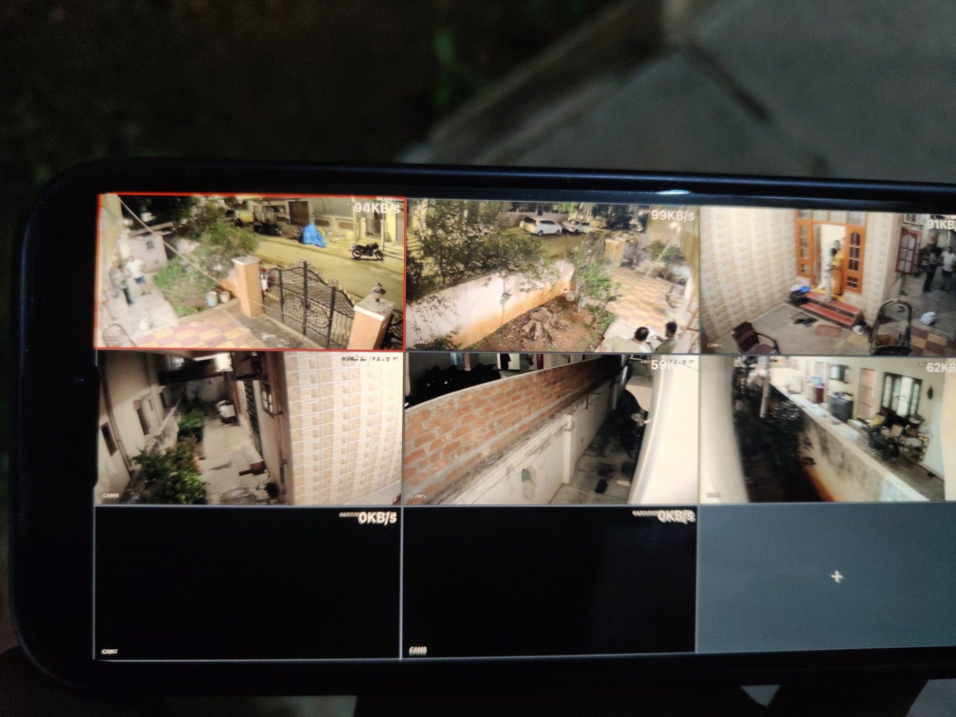 CCTV installation proof in Nagole Hyderabad by WeSet