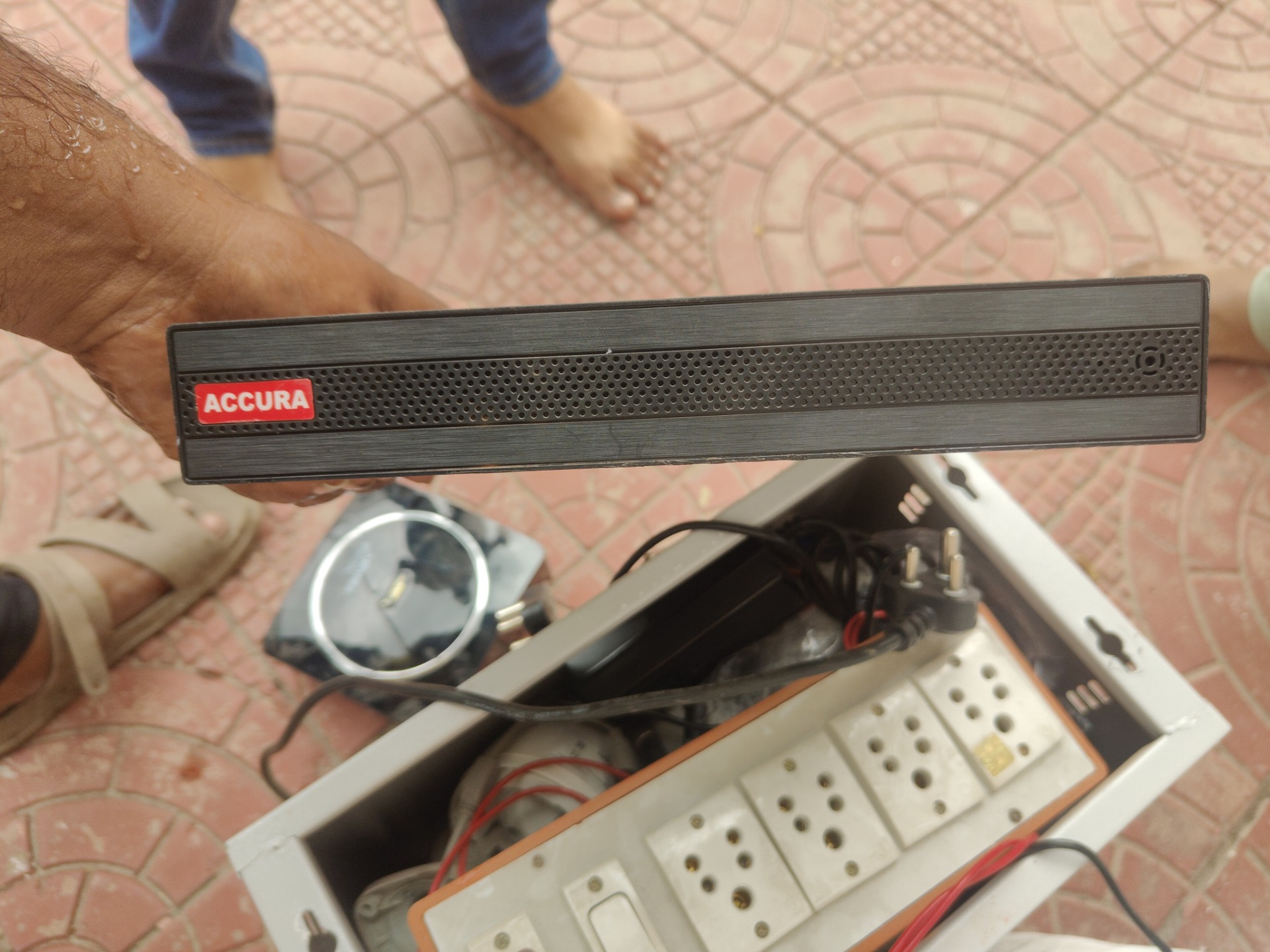 CCTV installation proof in Champapet Hyderabad by WeSet
