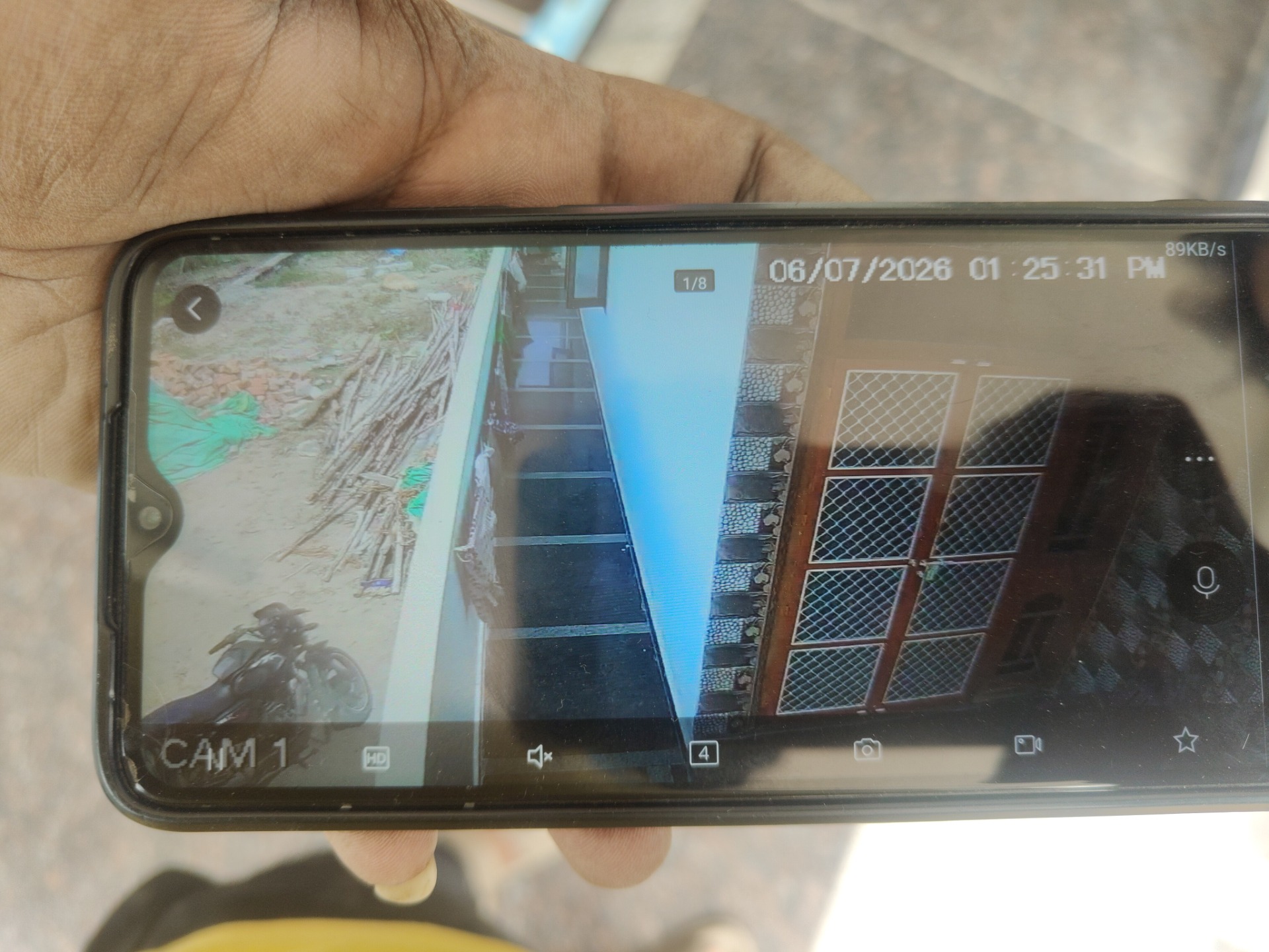 CCTV repair proof in Kuntloor Hyderabad by WeSet