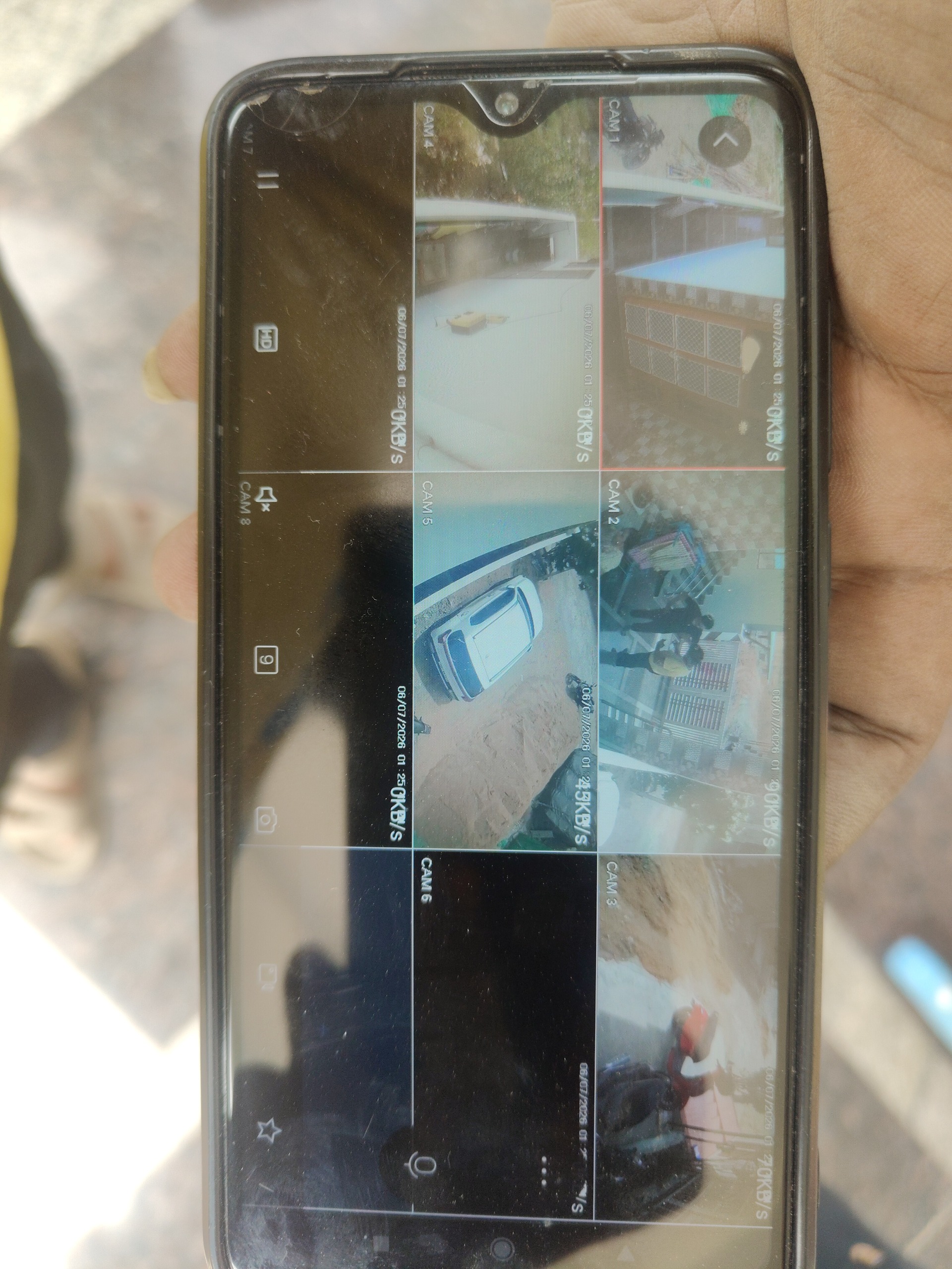 CCTV repair proof in Kuntloor Hyderabad by WeSet