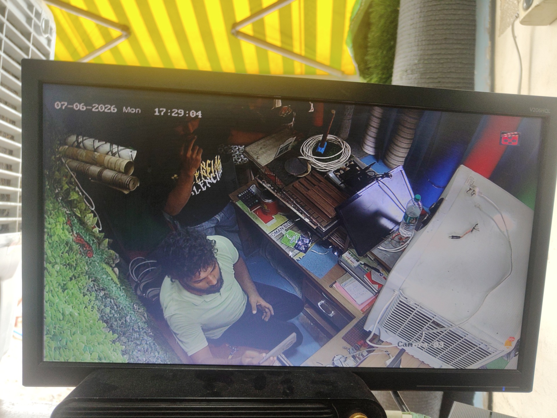 CCTV repair proof in Chintalkunta Hyderabad by WeSet