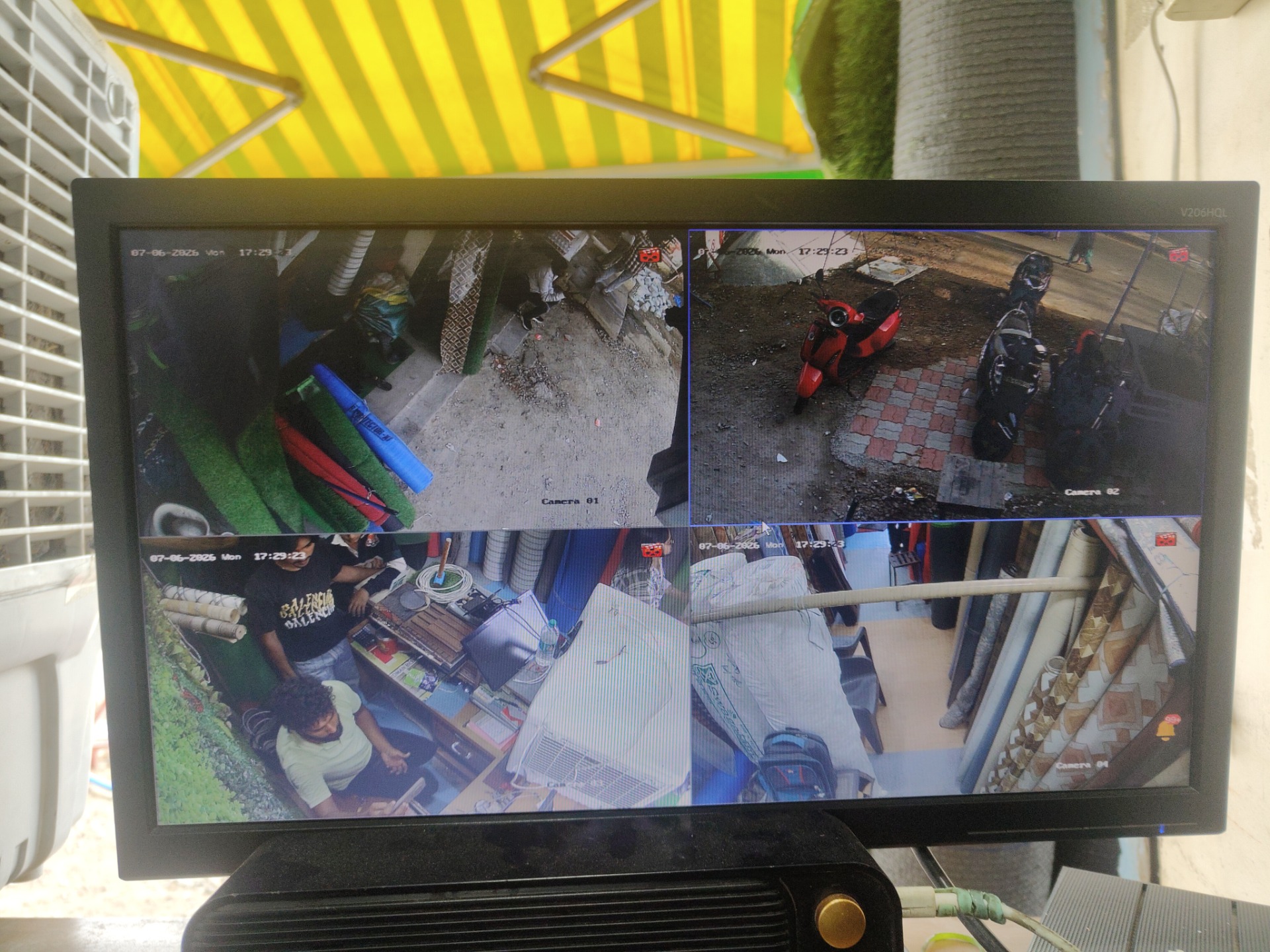 CCTV repair proof in Chintalkunta Hyderabad by WeSet