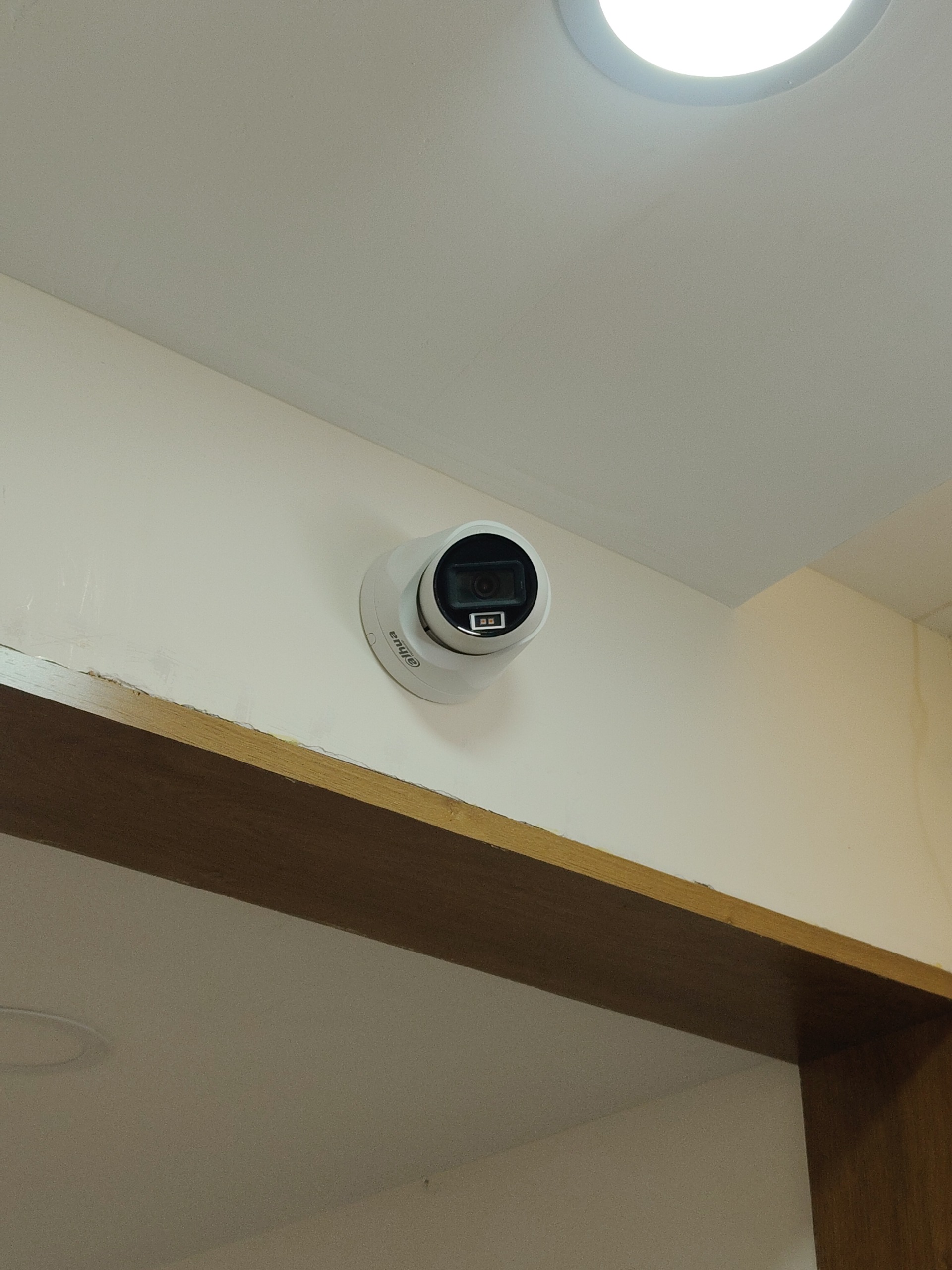 CCTV installation proof in Sahara Estate Hyderabad by WeSet
