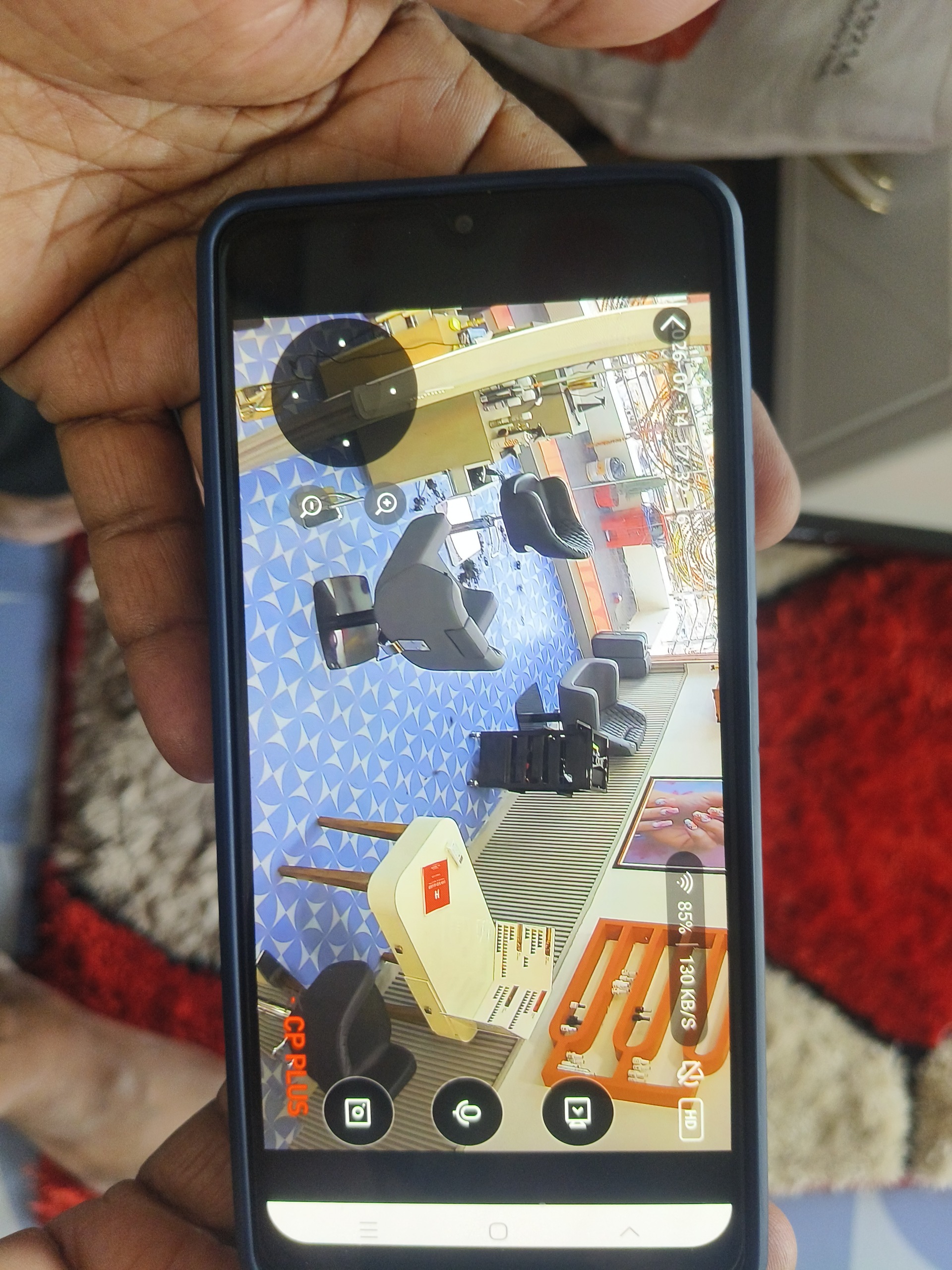 CCTV repair proof in Jawed Habib Hair And Beauty Sahara Estate Hyderabad by WeSet