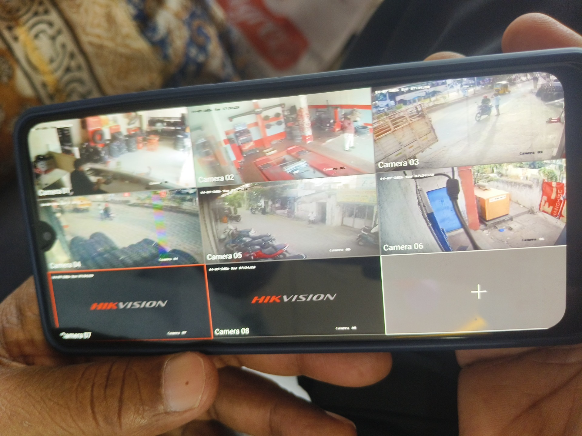 CCTV repair proof in Narayan Puri Colony Hyderabad by WeSet