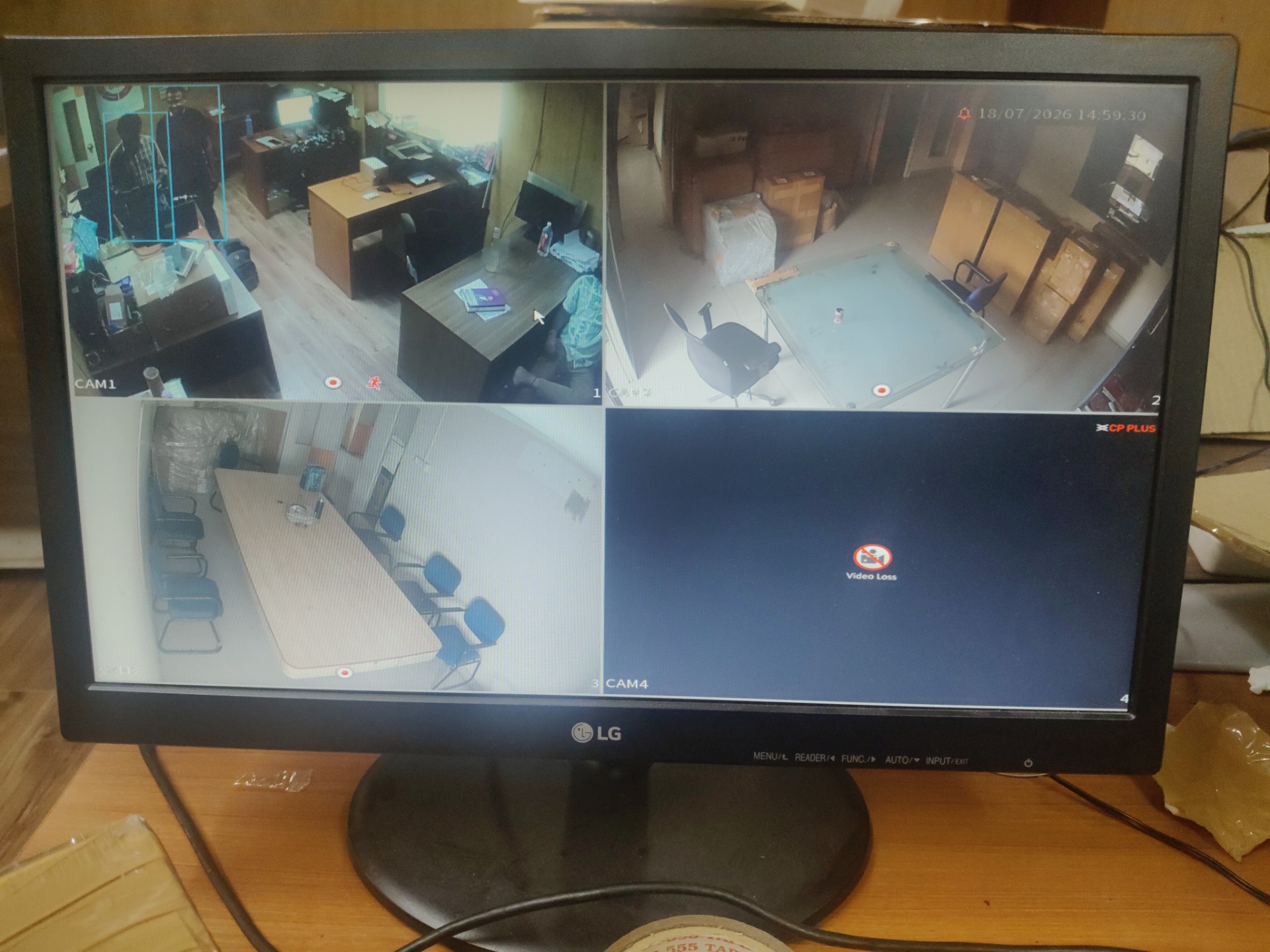 CCTV installation proof in Secunderabad Hyderabad by WeSet with CP Plus