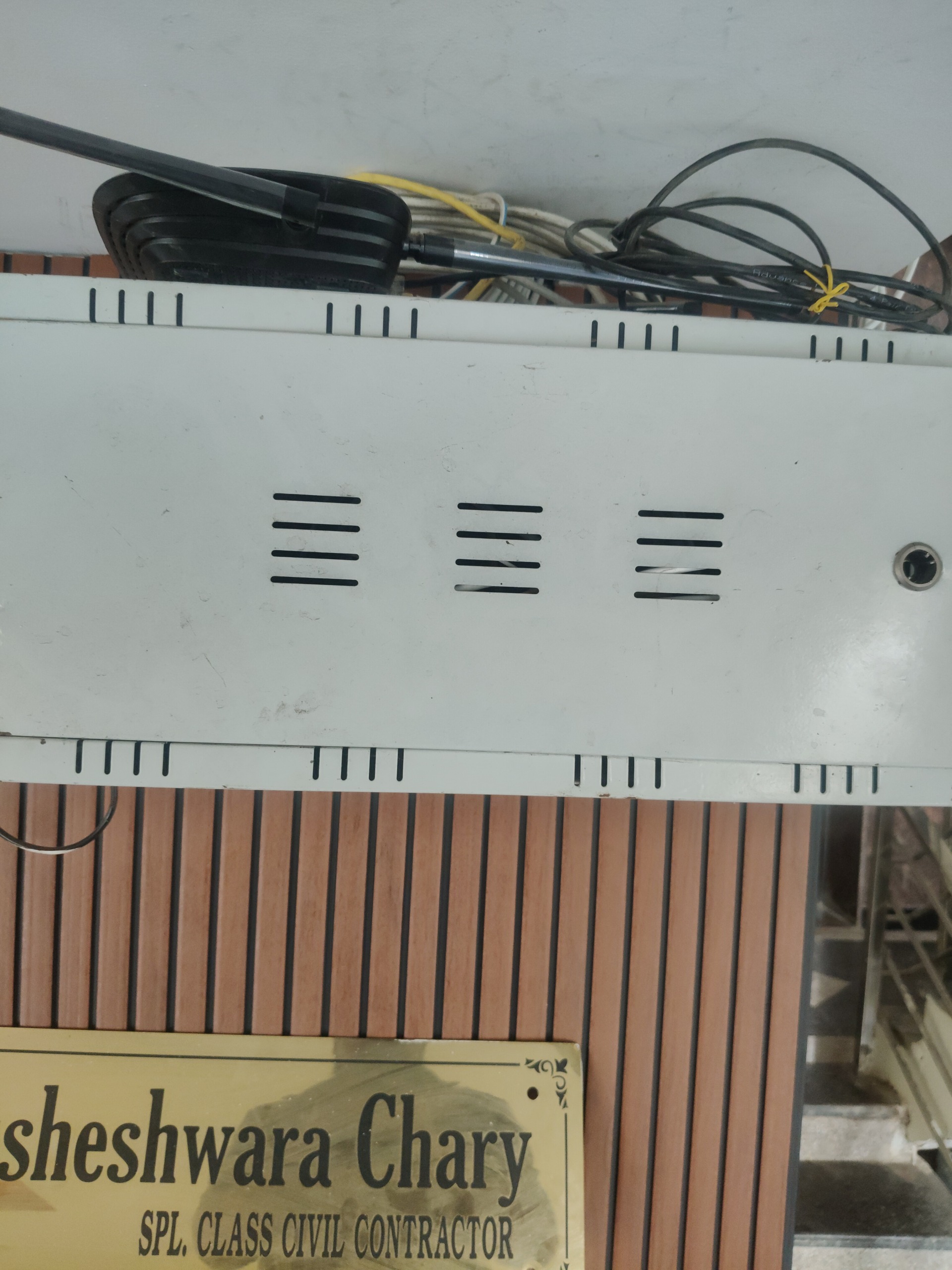 CCTV repair proof in Kamineni Hospital Hyderabad by WeSet