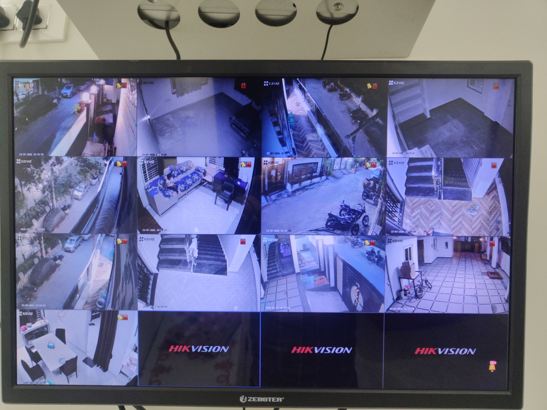 CCTV repair proof in Malakpet Hyderabad by WeSet