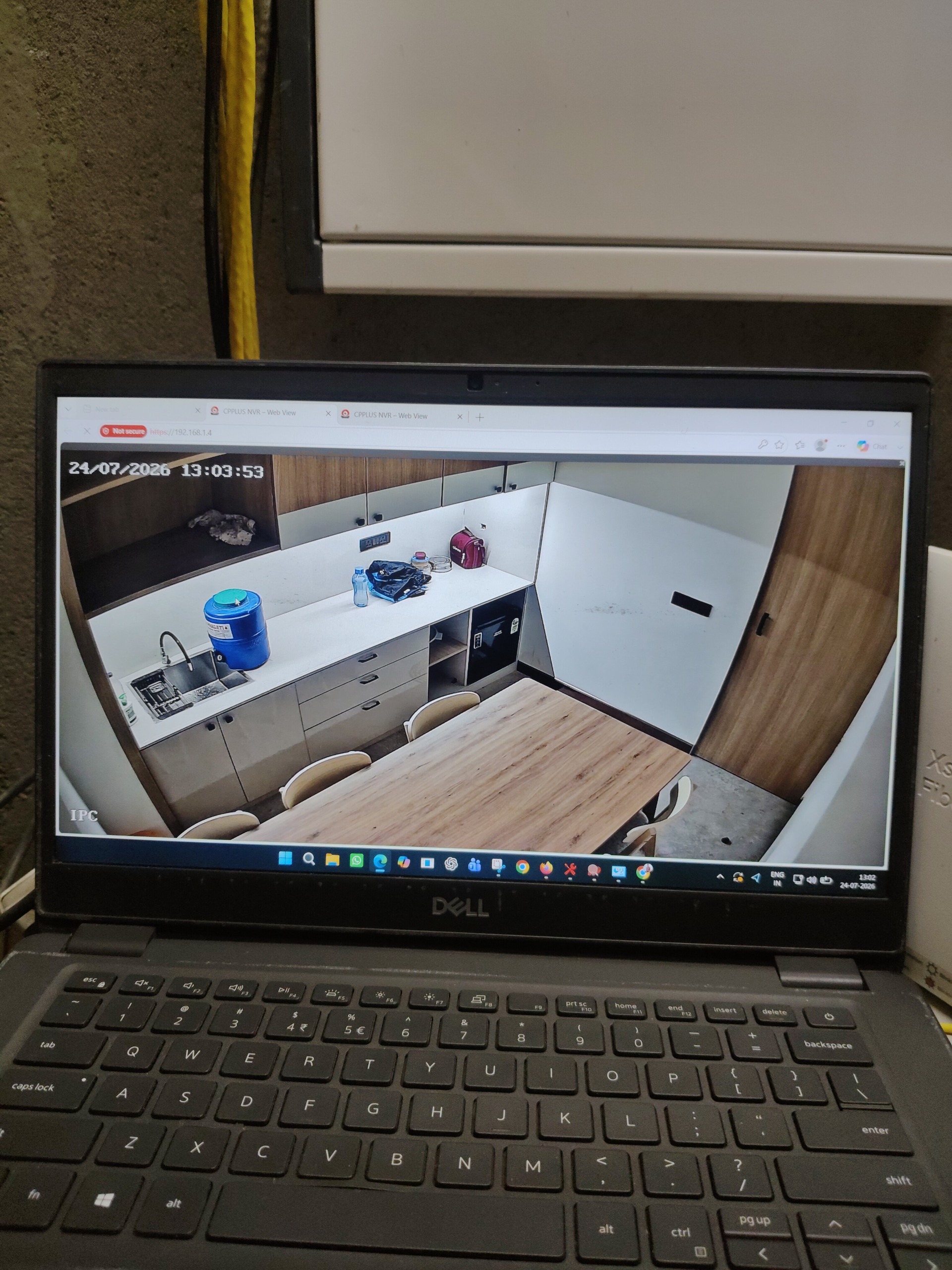 CCTV installation proof in Attapur Hyderabad by WeSet