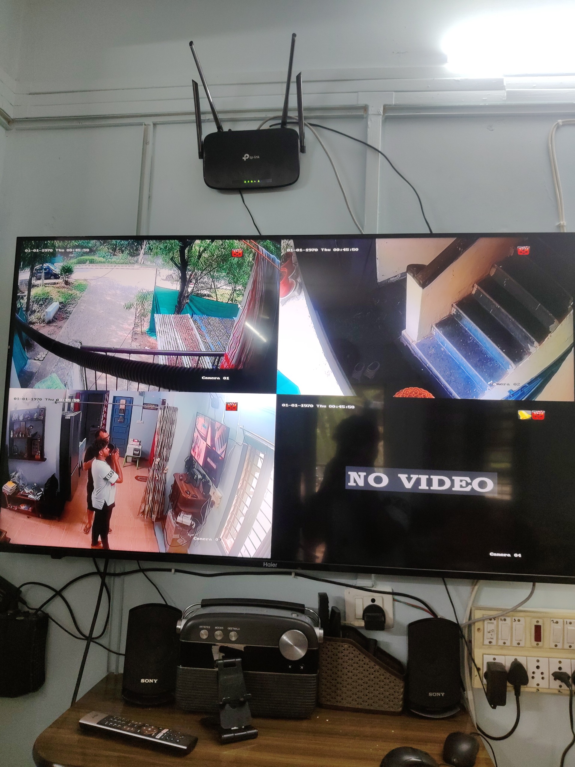 CCTV repair proof in Chandrayangutta Hyderabad by WeSet
