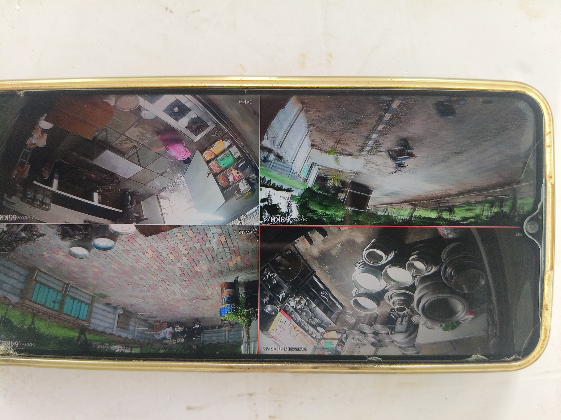 CCTV repair proof in Kompally Hyderabad by WeSet