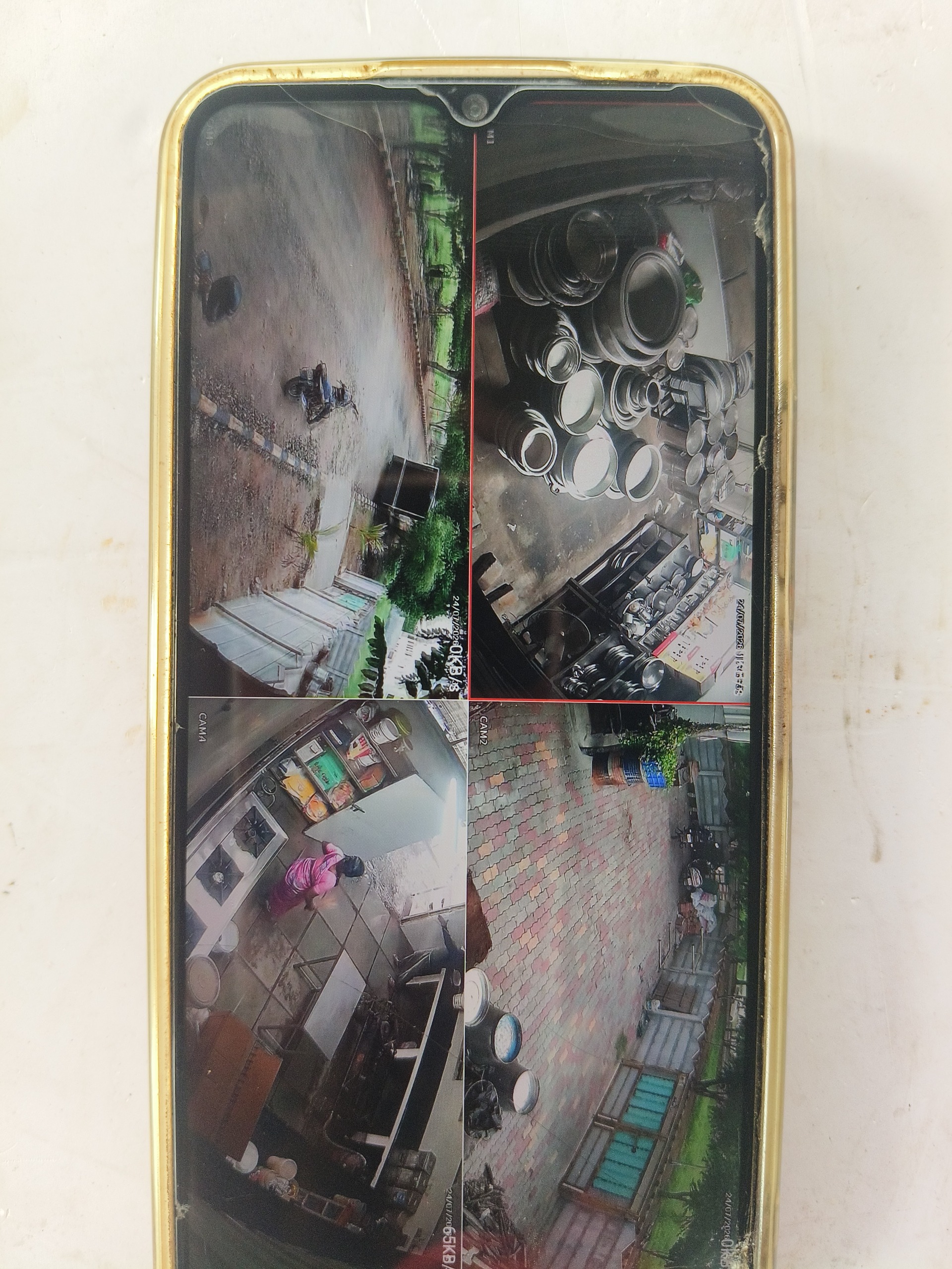 CCTV repair proof in Kompally Hyderabad by WeSet
