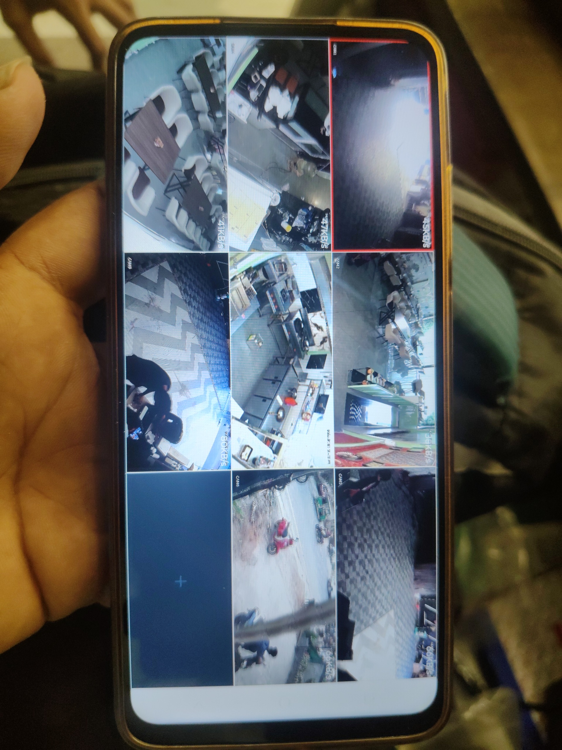 CCTV repair proof in Sahara Estate Hyderabad by WeSet