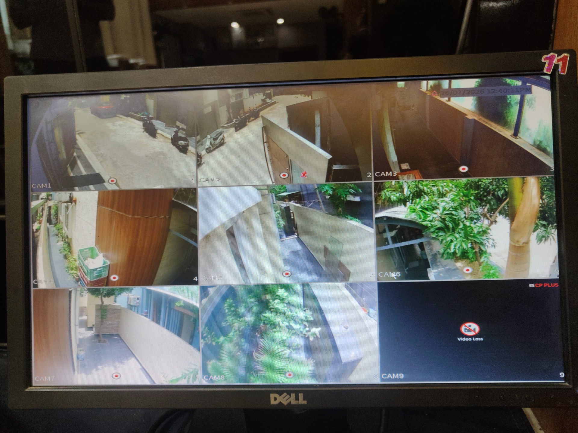 CCTV repair proof in Madinaguda Hyderabad by WeSet