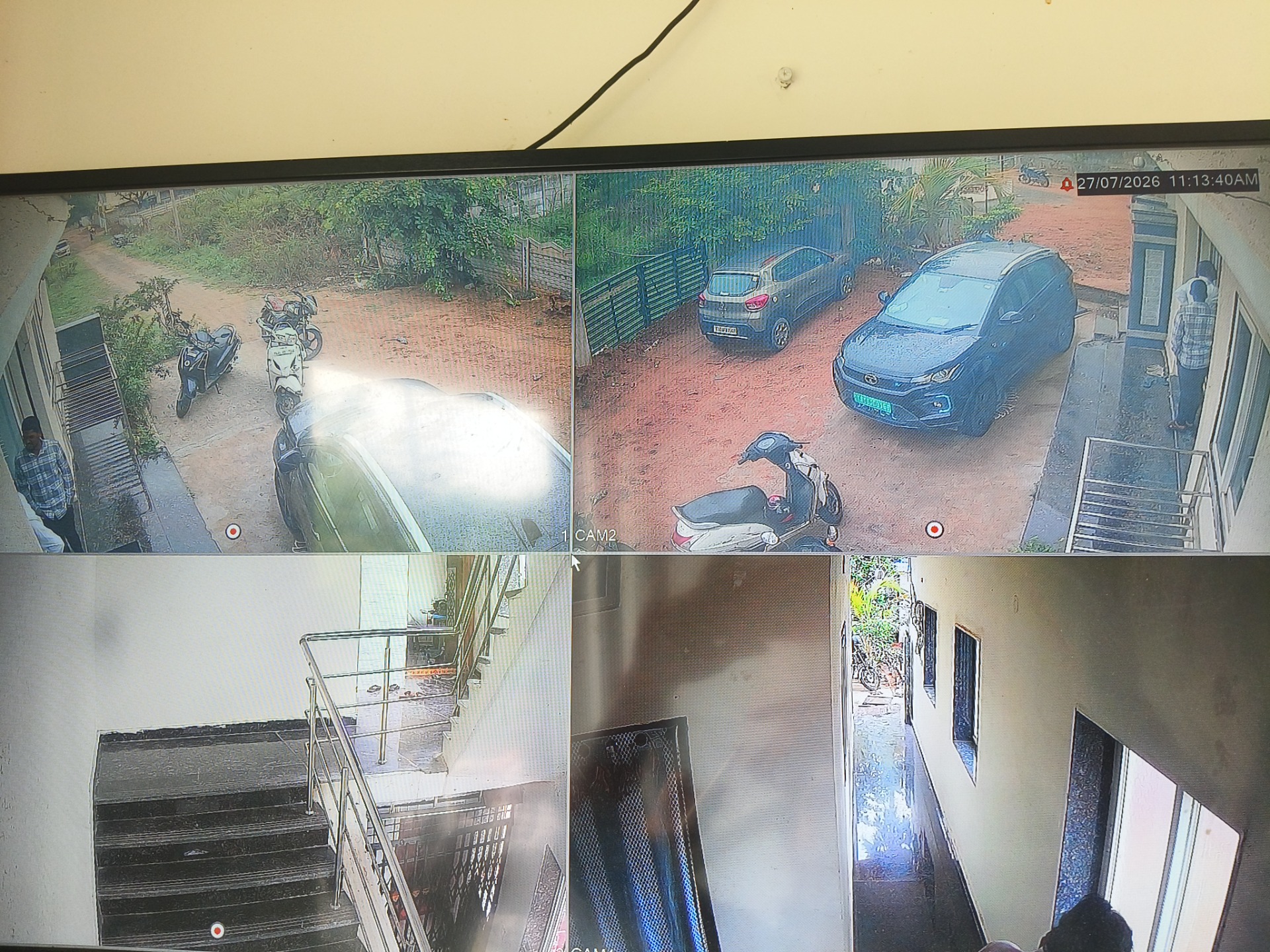 CCTV repair proof in Injapur Hyderabad by WeSet
