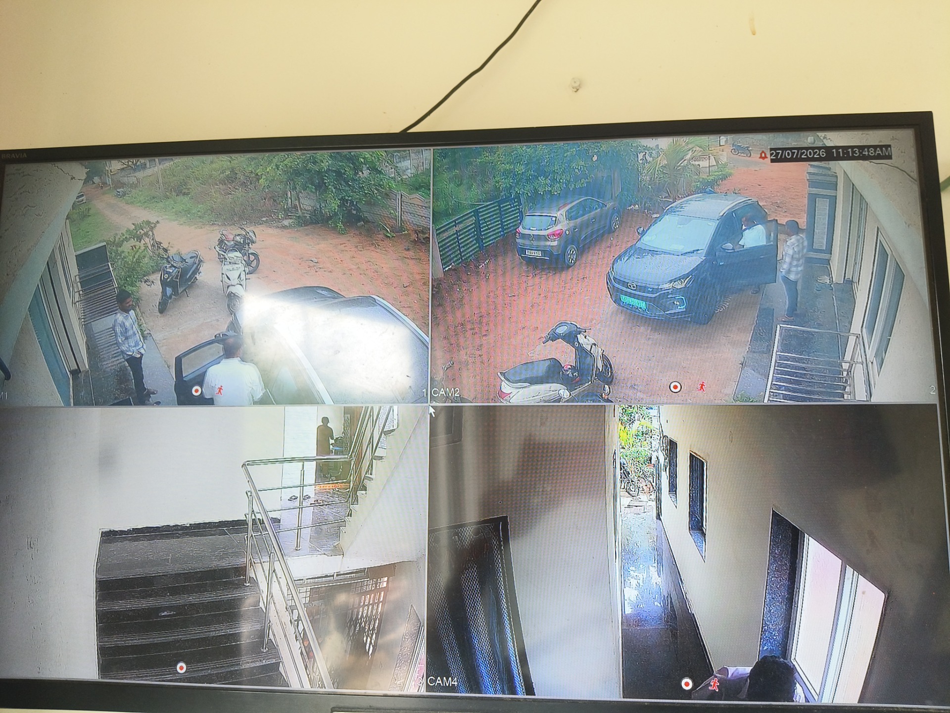 CCTV repair proof in Injapur Hyderabad by WeSet