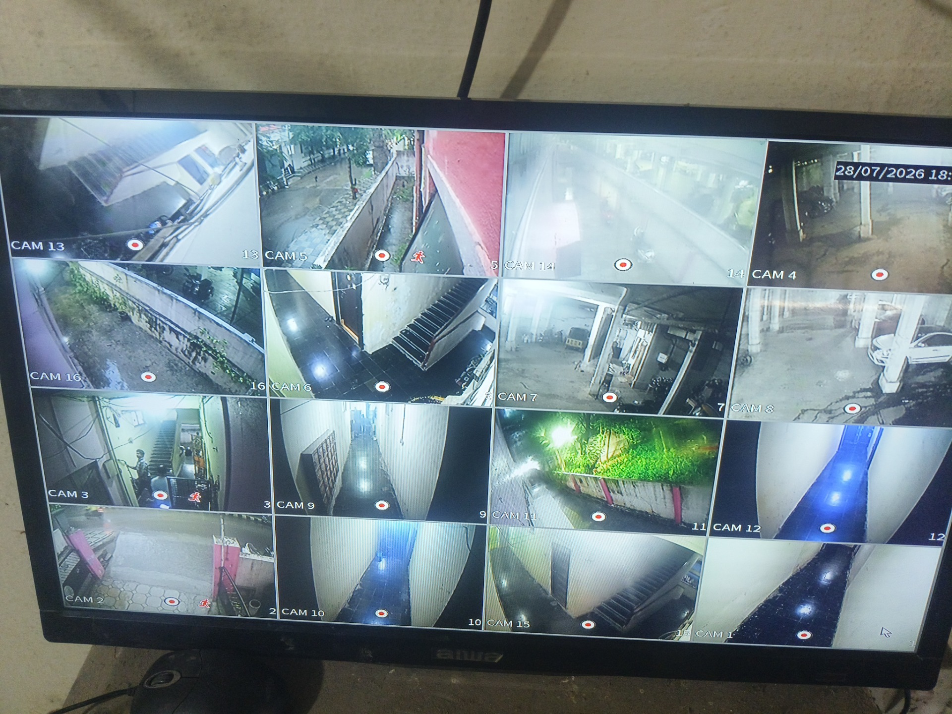 CCTV repair proof in Champapet Hyderabad by WeSet