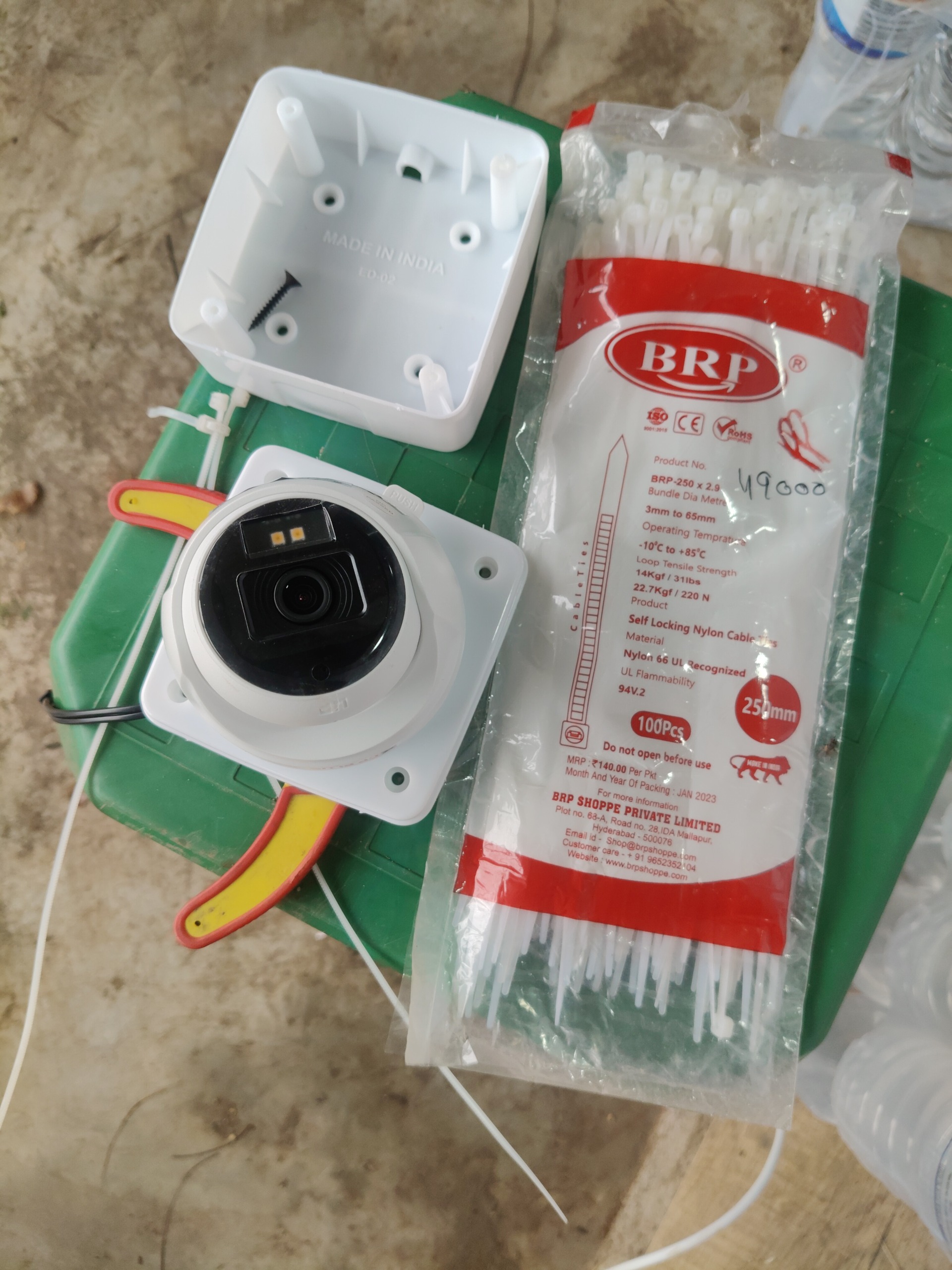 CCTV installation proof in Medchal Hyderabad by WeSet