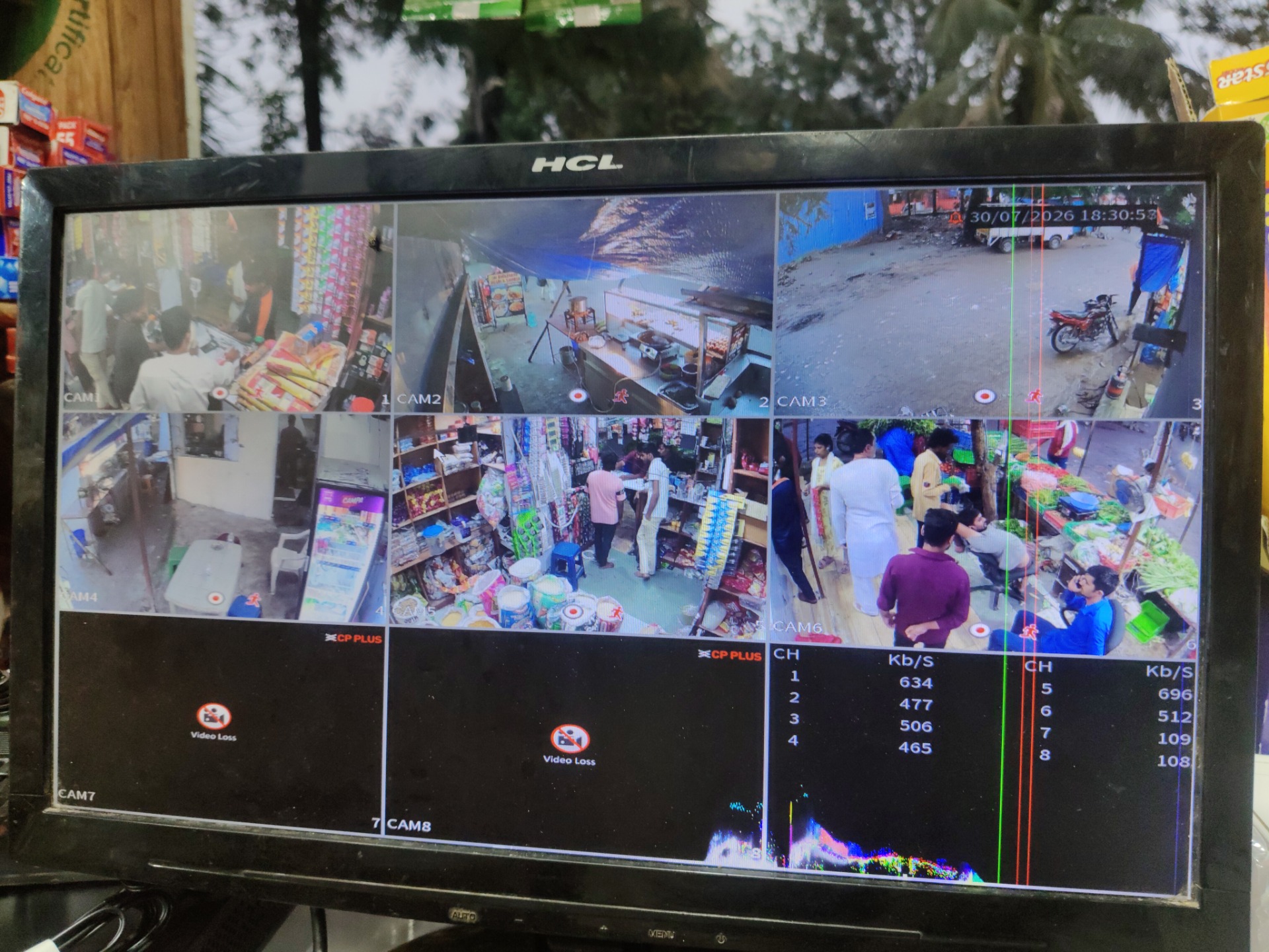 CCTV installation proof in Medchal Hyderabad by WeSet