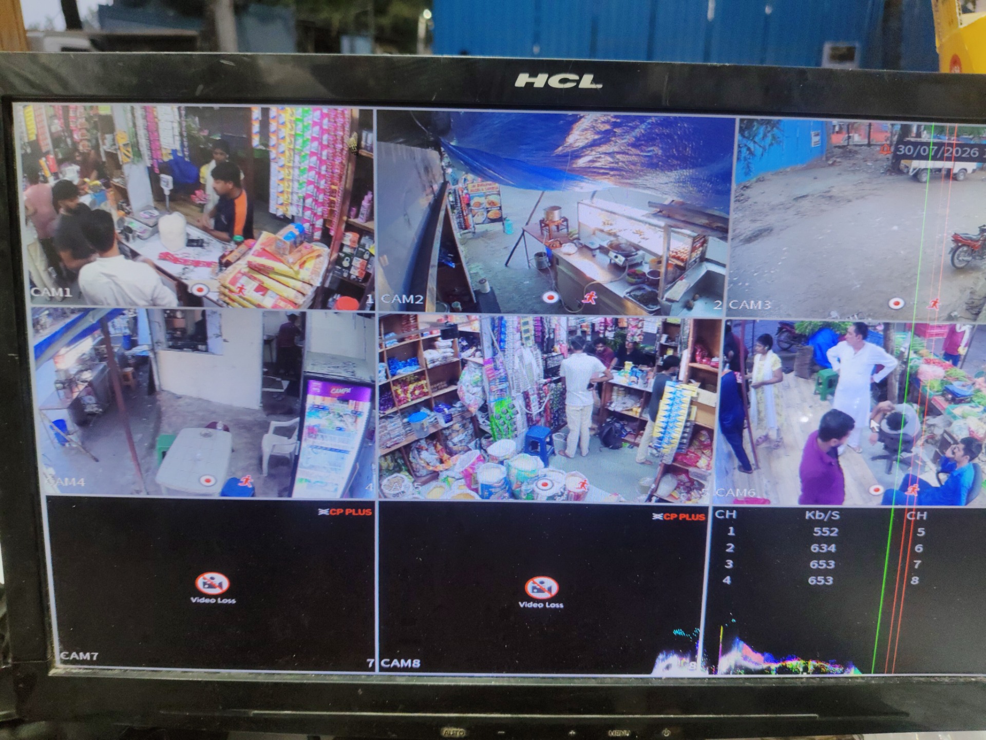 CCTV installation proof in Medchal Hyderabad by WeSet