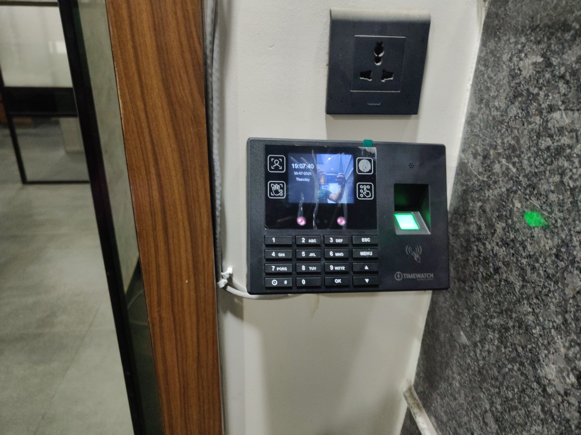 Access Control installation proof in KBHB Hyderabad by WeSet