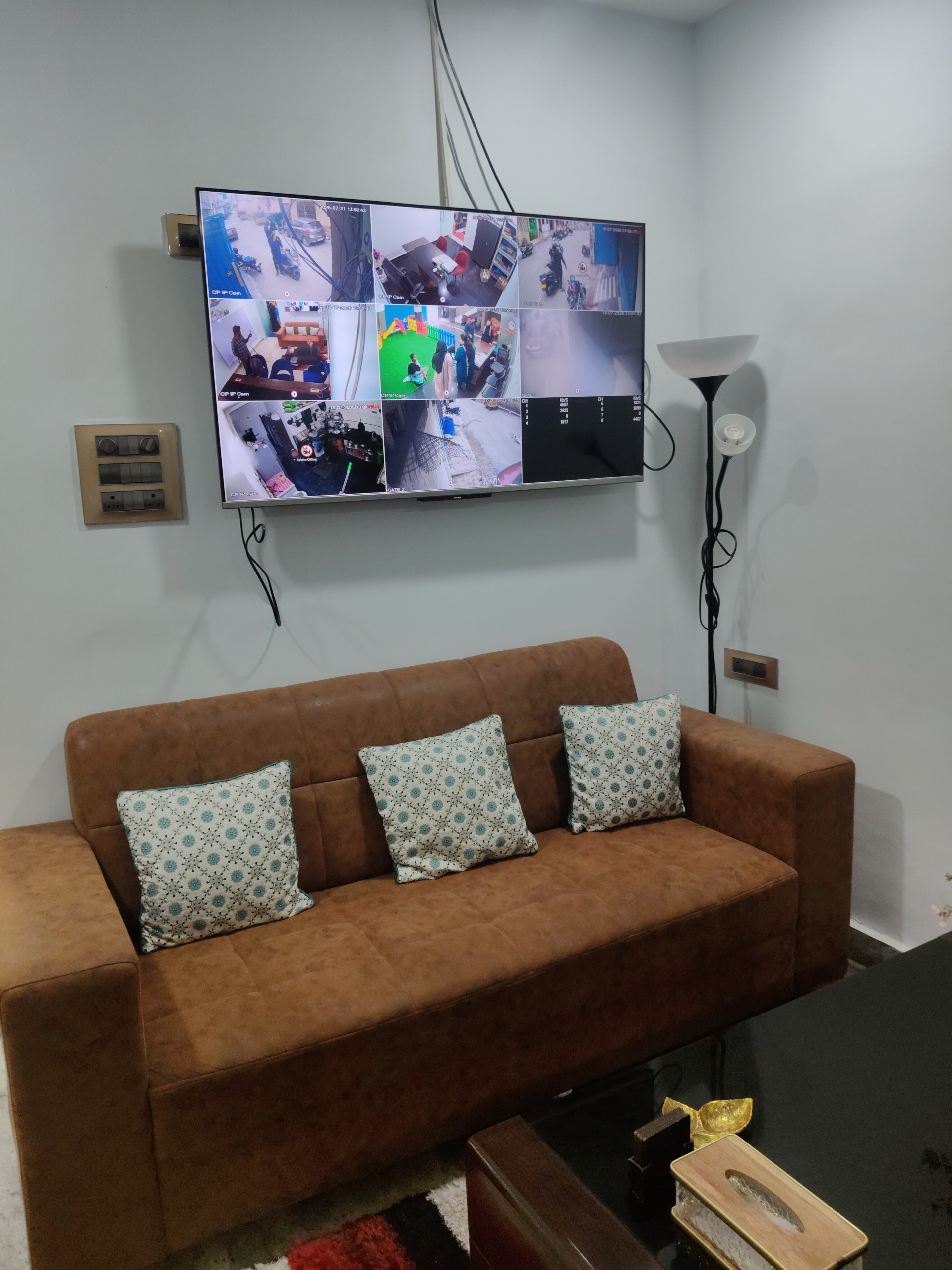 CCTV repair proof in Eid Bazaar Hyderabad by WeSet