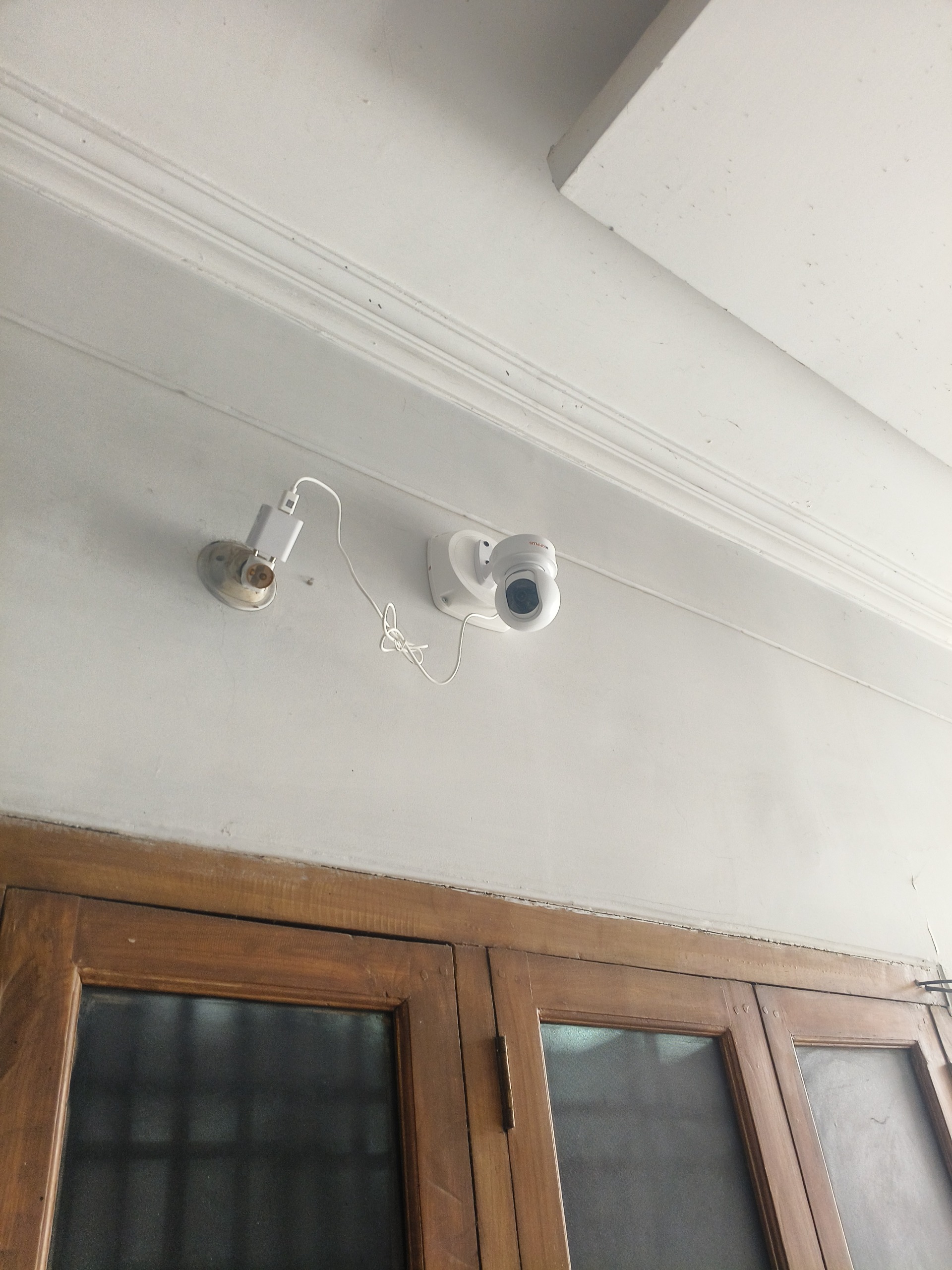 wireless/WiFi CCTV camera installation proof in Nallakunta Hyderabad by WeSet with CP Plus