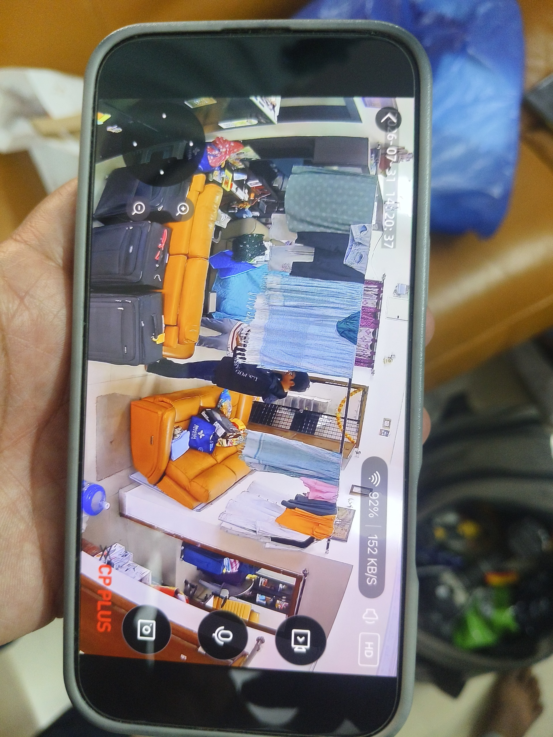 wireless/WiFi CCTV camera installation proof in Nallakunta Hyderabad by WeSet with CP Plus