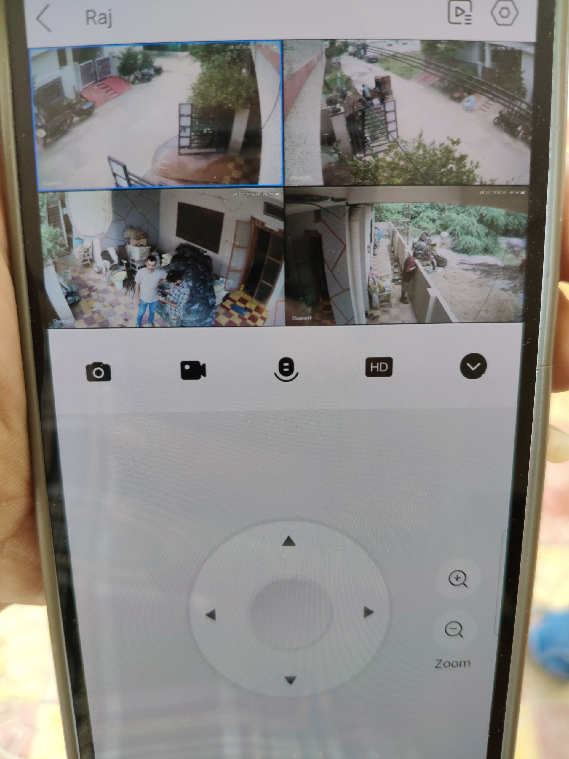 CCTV repair proof in Hayath Nagar Hyderabad by WeSet