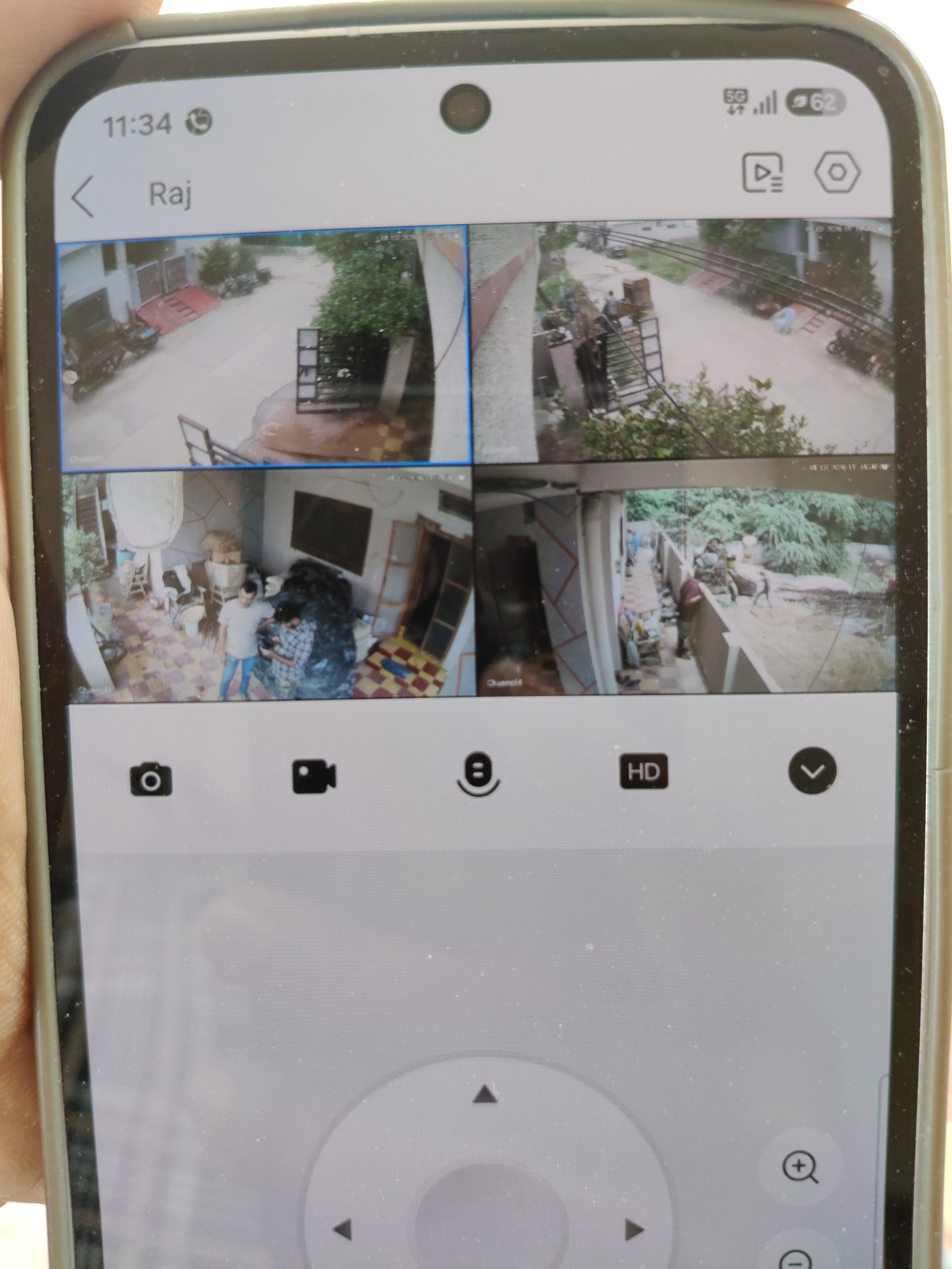 CCTV repair proof in Hayath Nagar Hyderabad by WeSet