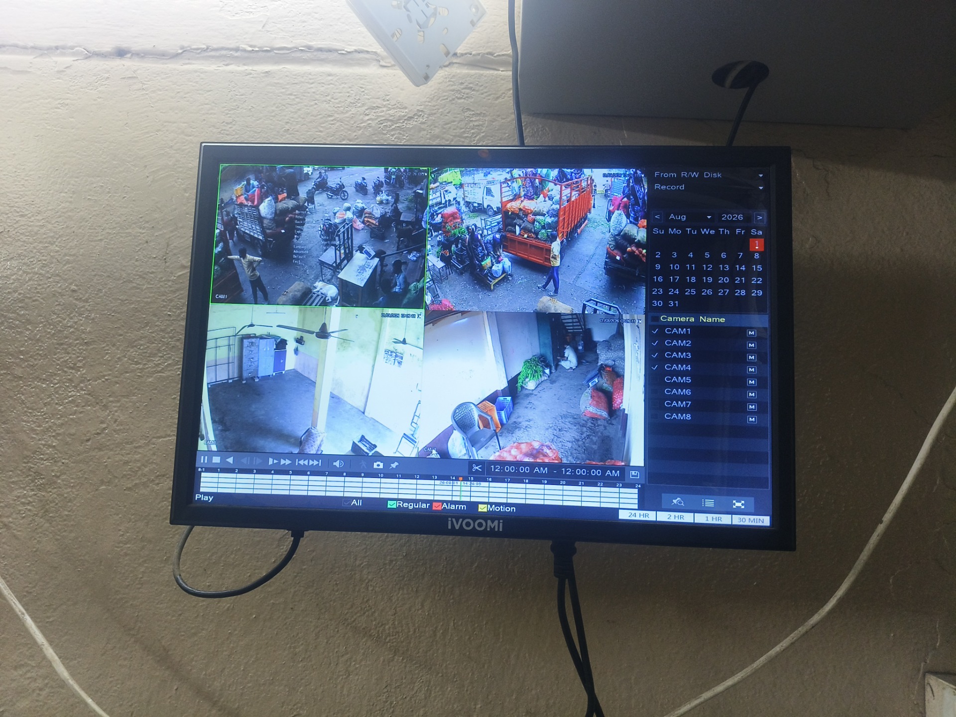 CCTV repair proof in Bowenpally Hyderabad by WeSet