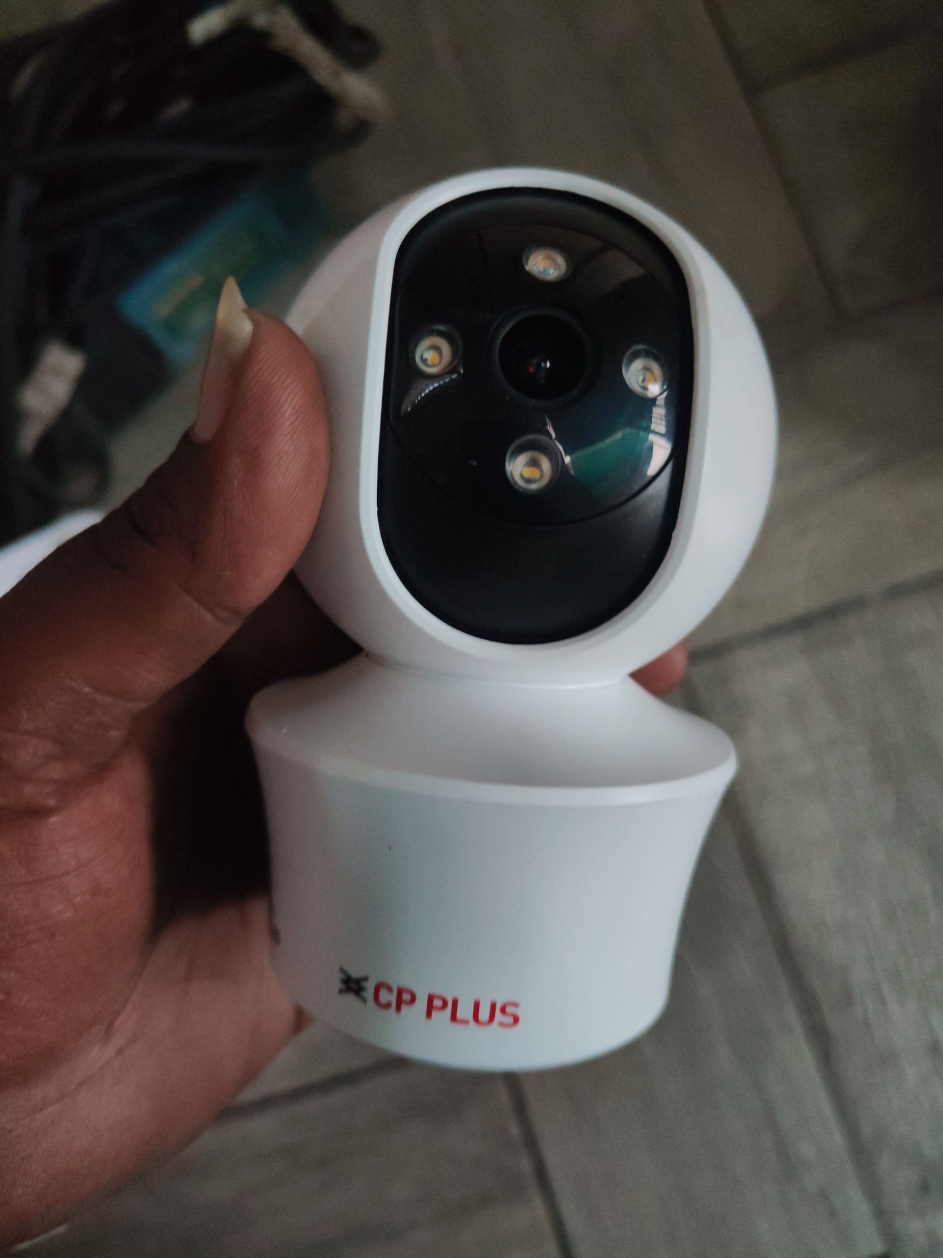 wireless/WiFi CCTV camera installation proof in Secunderabad Hyderabad by WeSet with CP Plus
