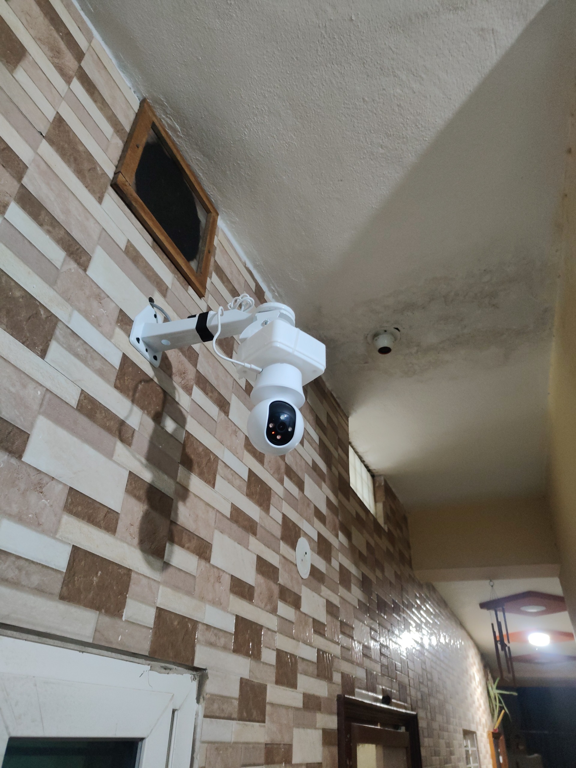 wireless/WiFi CCTV camera installation proof in Secunderabad Hyderabad by WeSet with CP Plus
