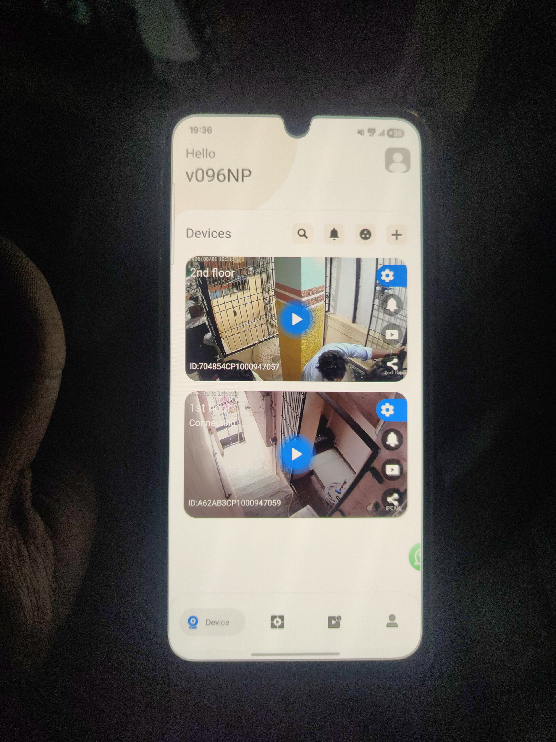 wireless/WiFi CCTV camera installation proof in Secunderabad Hyderabad by WeSet with CP Plus