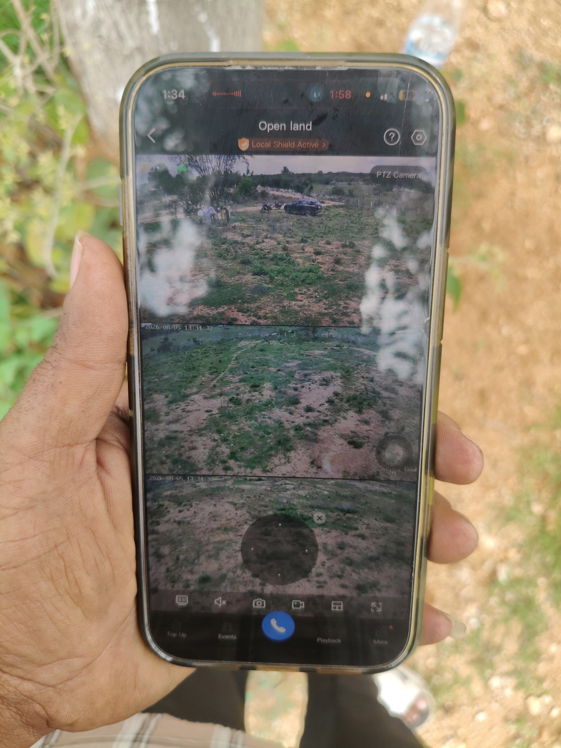 CCTV installation proof in Bhuvanagiri Hyderabad by WeSet