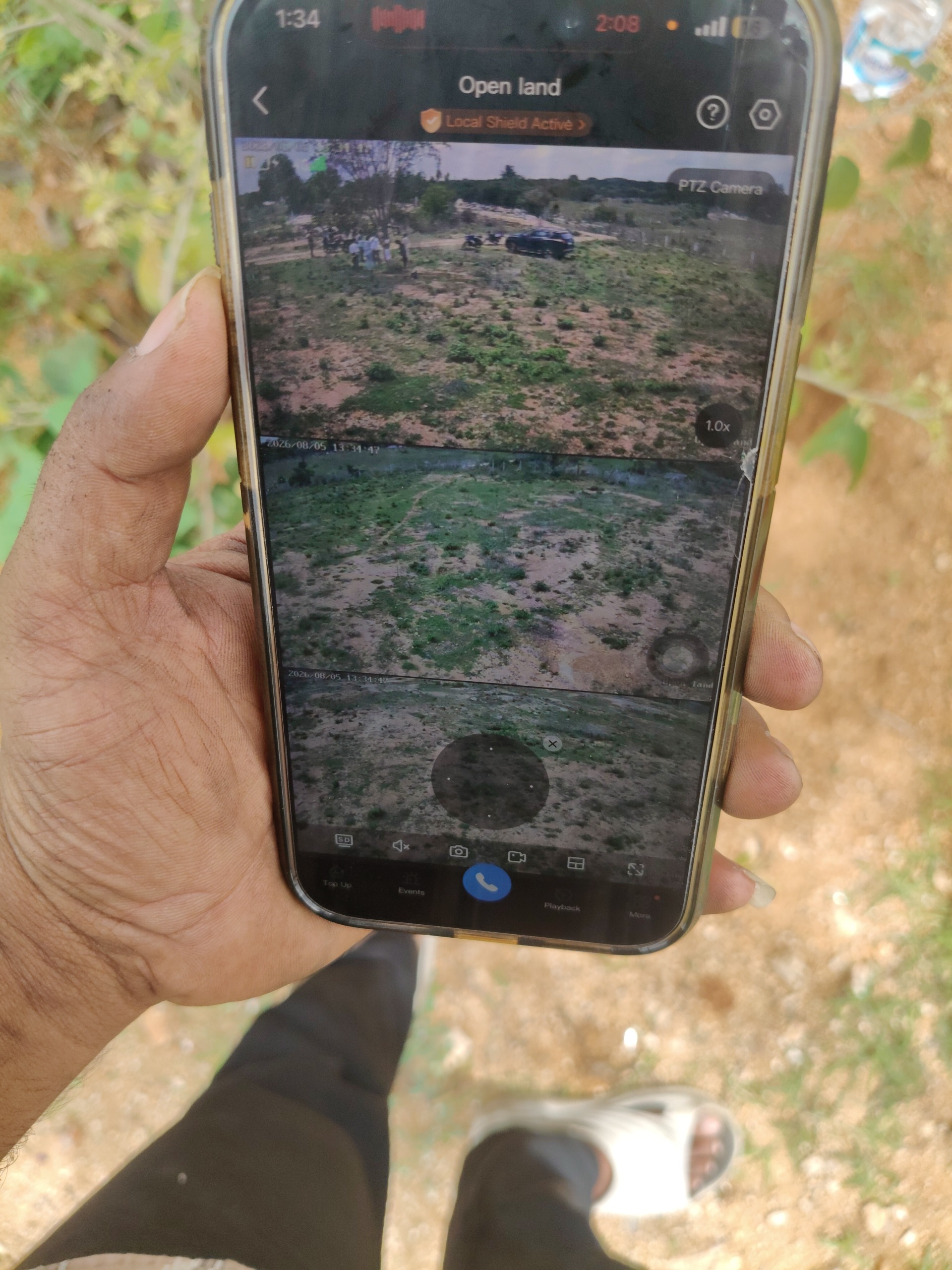 CCTV installation proof in Bhuvanagiri Hyderabad by WeSet