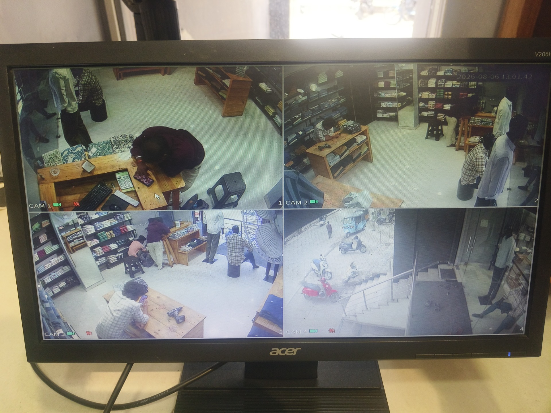 CCTV repair proof in Telephone Colony Hyderabad by WeSet