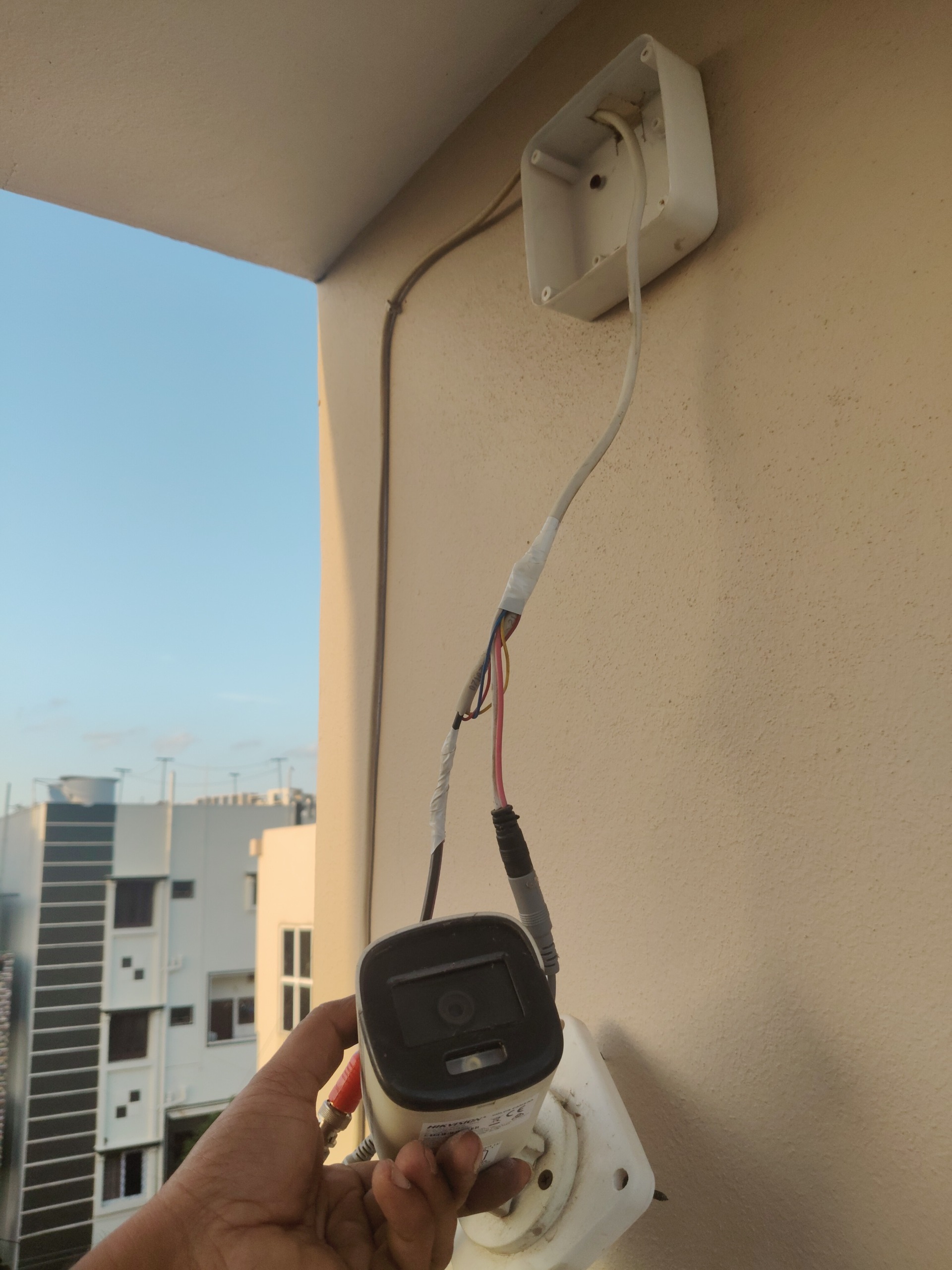 CCTV repair proof in Kothapet Hyderabad by WeSet